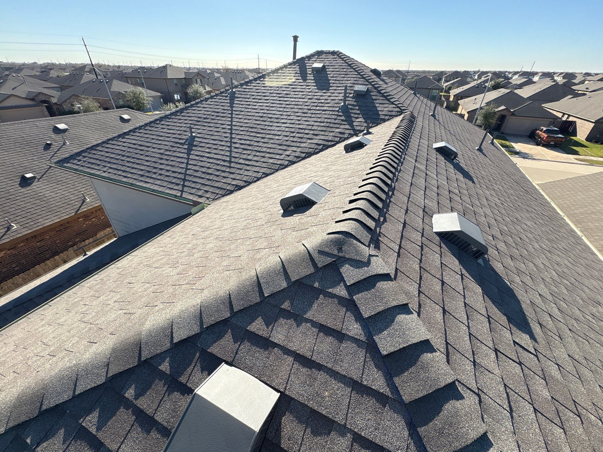 Residential Roof Replacement using GAF NATURAL SHADOW - WEATHERED WOOD by Elite Roofing LLC