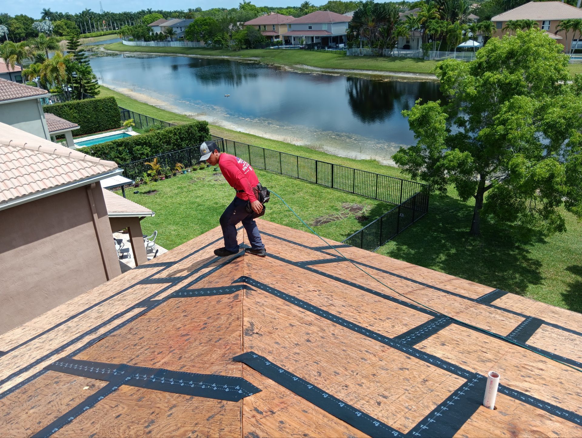 Series 1300 Englert Metal Roof in Weston by Roofing Recovery
