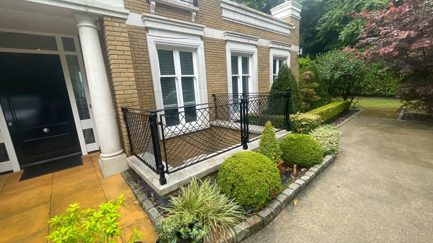 Stone Work Cleaning using Honda 15lpm Low Pressure Washing Machine by Ges Exterior Cleaning ltd