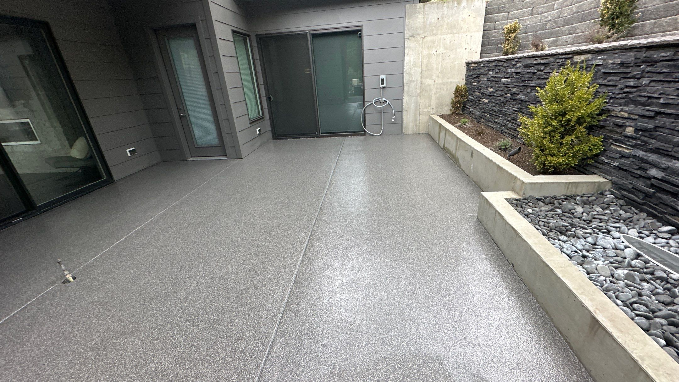 Patio Transformation using Greystone 1/8" by Croc Coatings, LLC