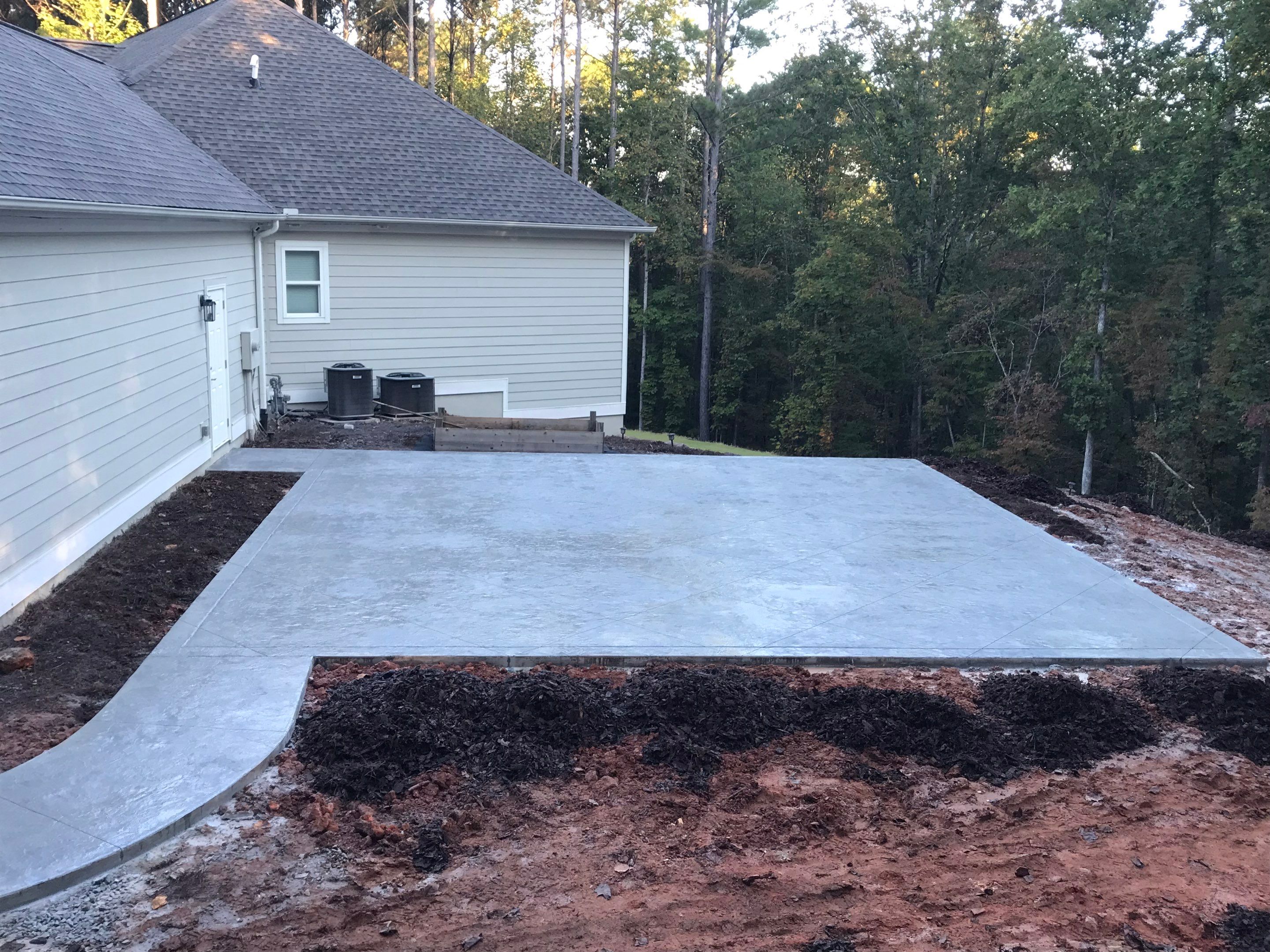 Stamped Concrete Patio by Xtreme Concrete Services