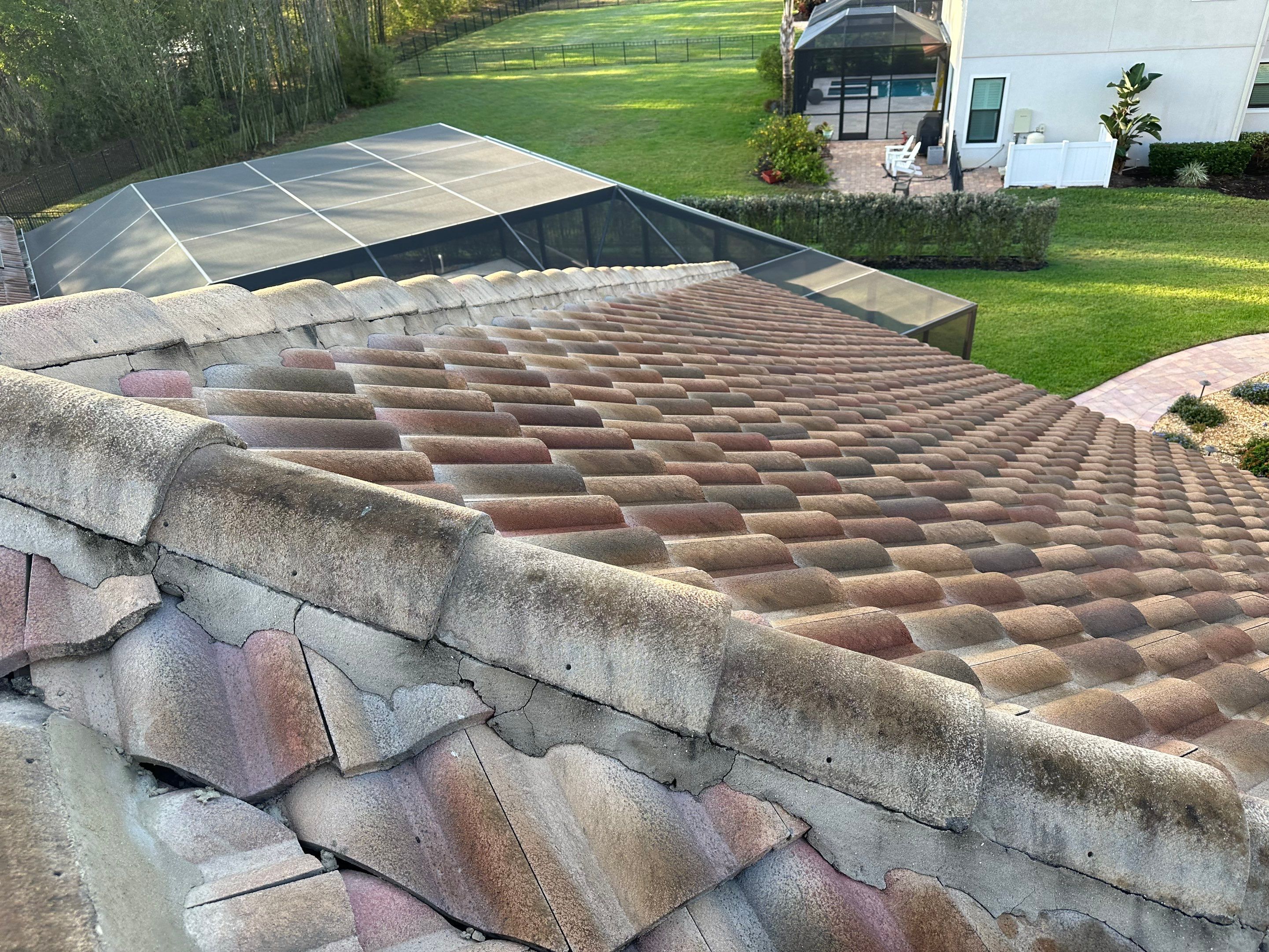 Concrete Tile Roof Cleaning in Winding River Community, Bradenton, FL | Sunshine AquaWash by Sunshine AquaWash