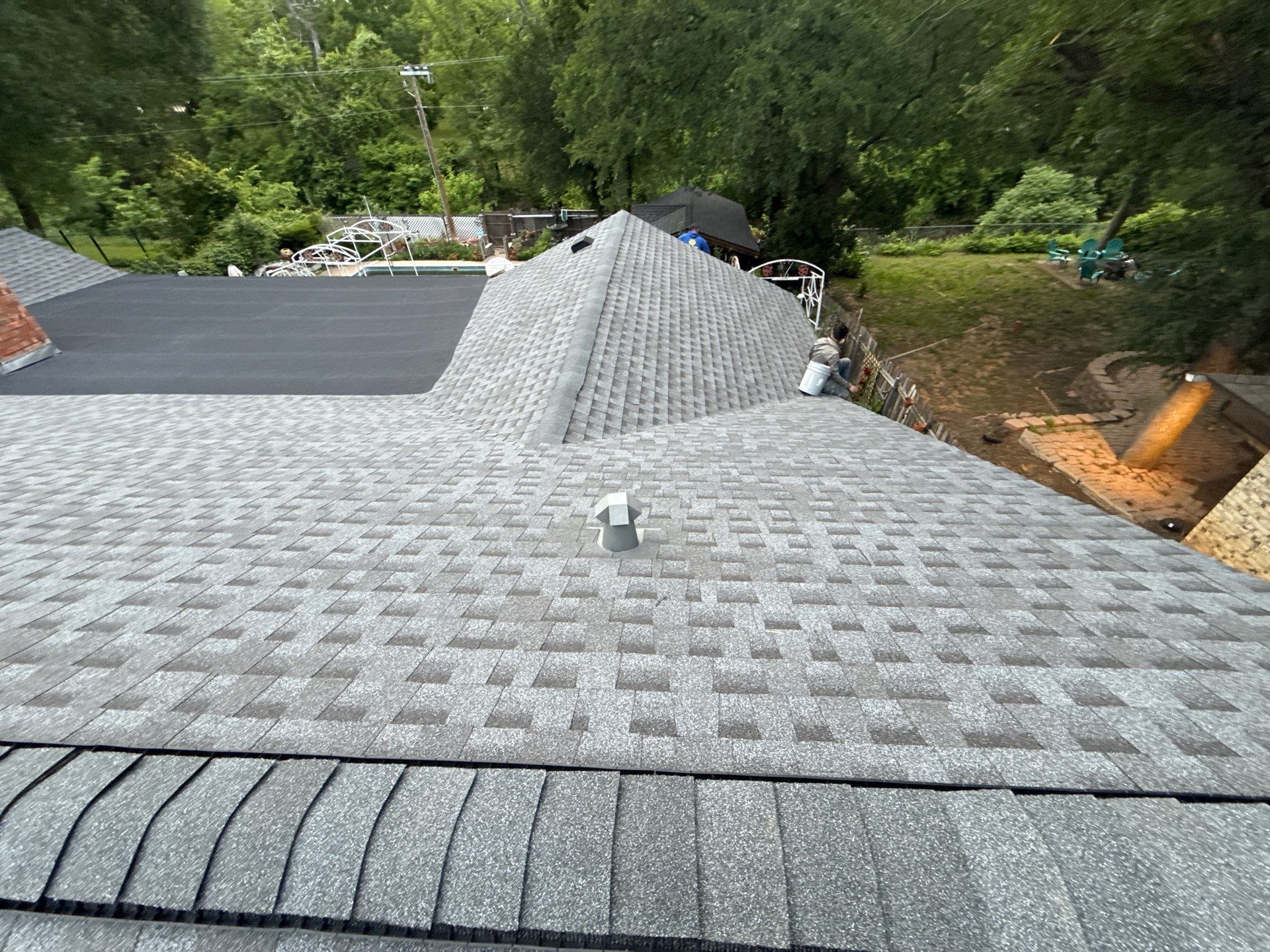 GAF Timberline HDZ - Pewter Gray  by Top Sun Roofing