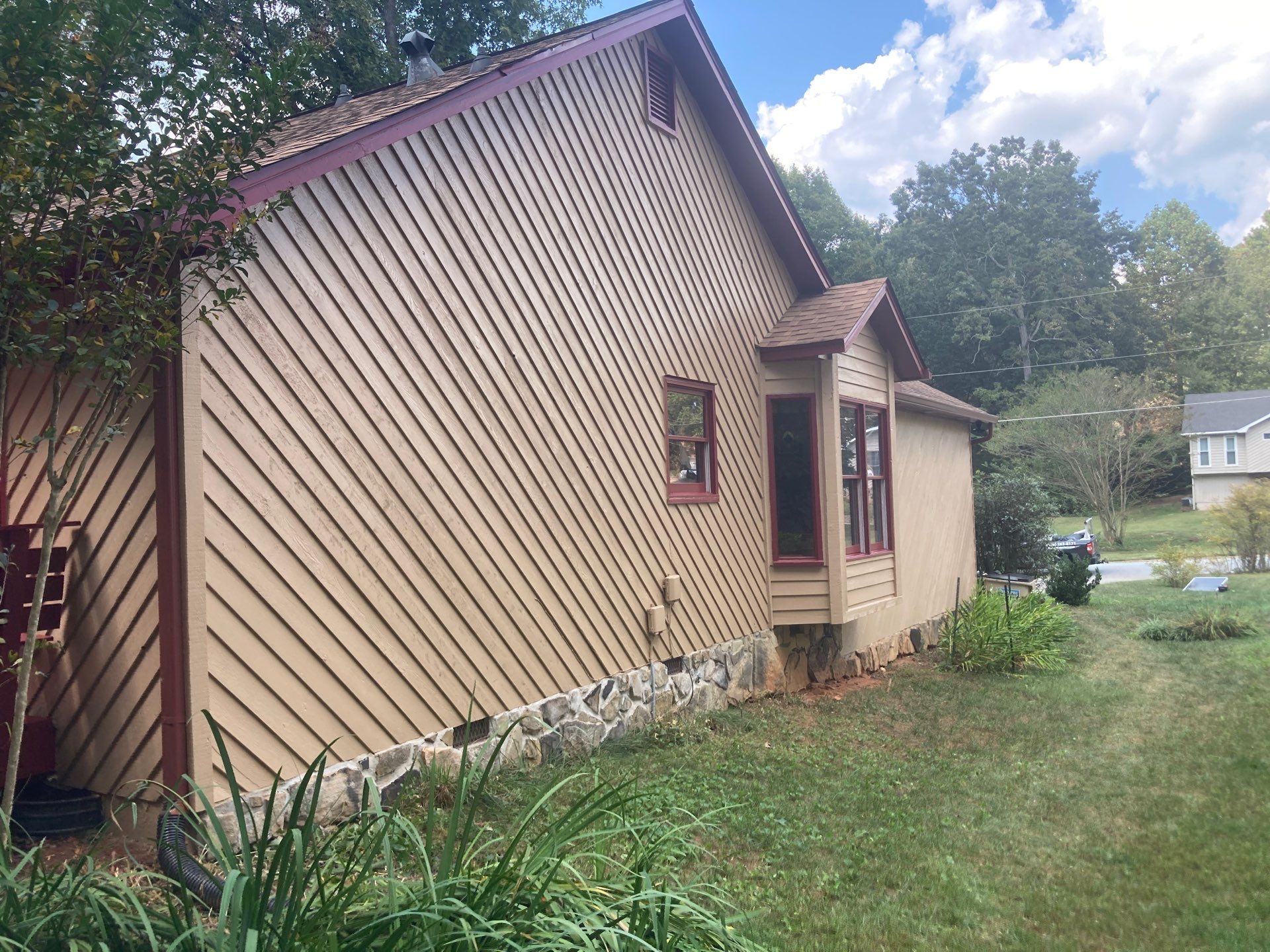 Exterior Painting and Deck Stain in Stone Mountain, GA by Nelson Exteriors