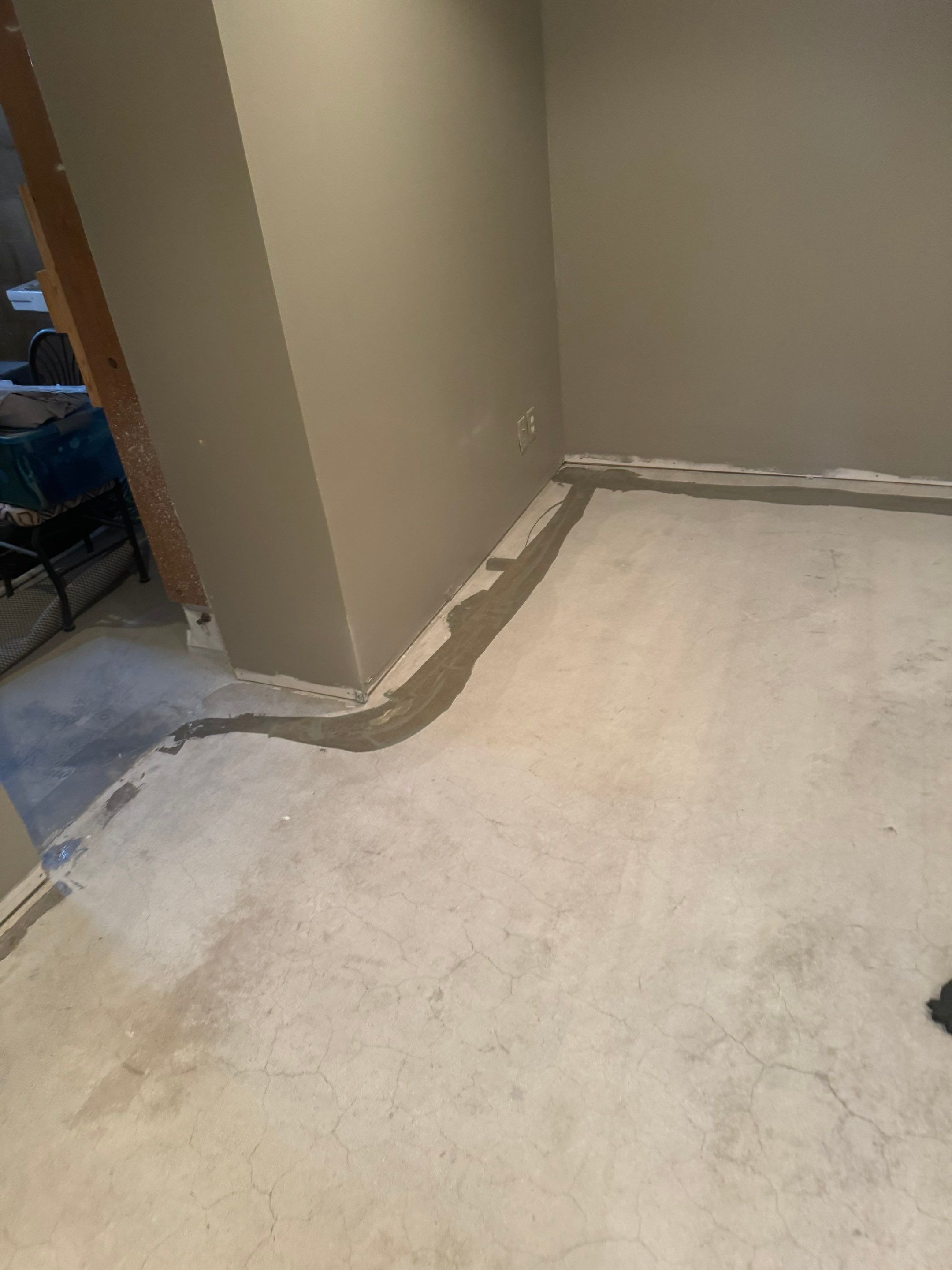 Custom Multi-Fleck Epoxy Floor Coating for Residential Basement by Select Painting, Coatings & Garage Cabinets