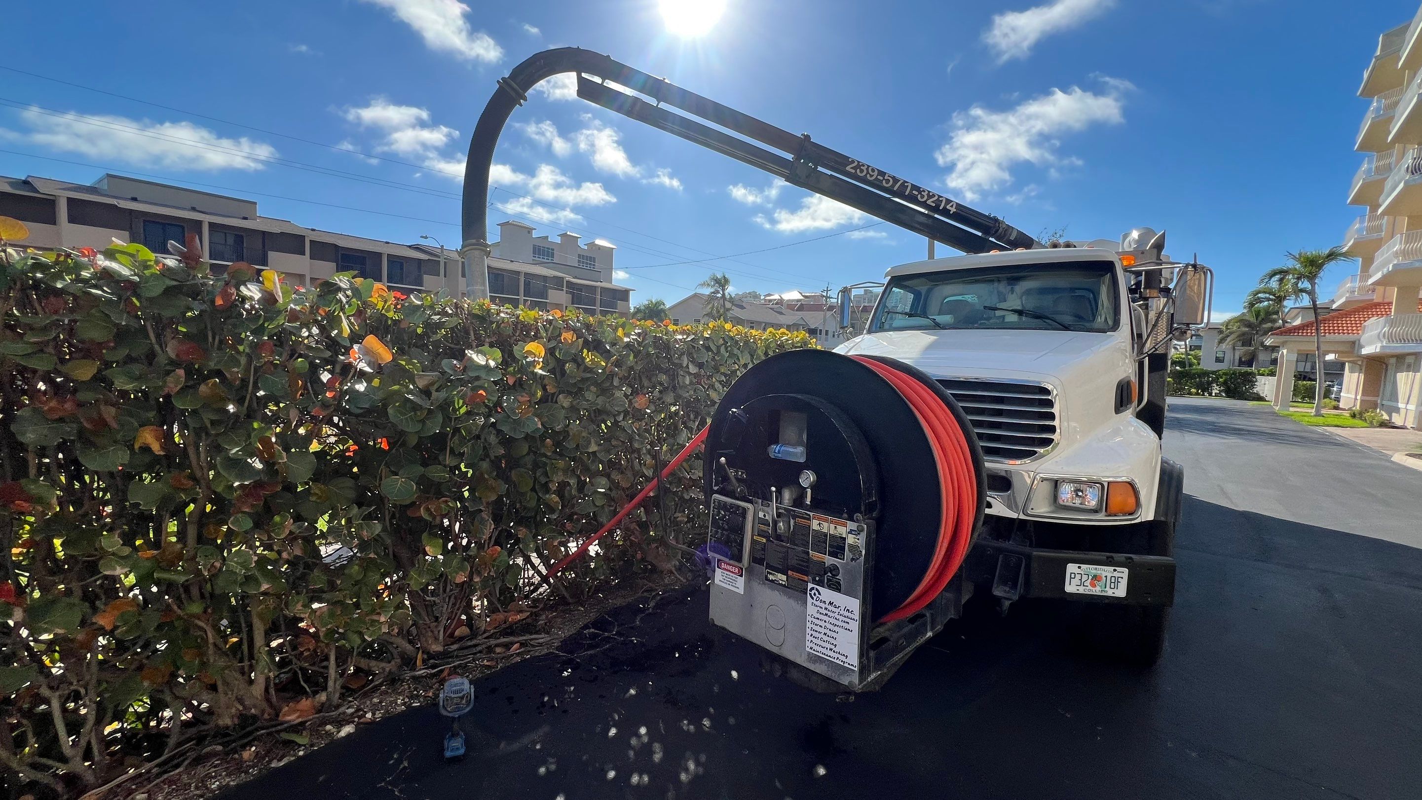 Condo Complex Stormwater System Maintenance by Don Mar, Inc. Storm Water Solutions