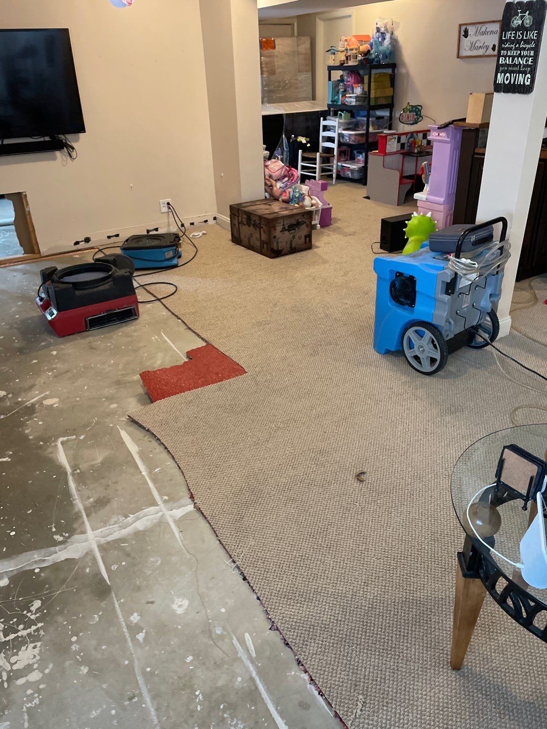 Project in White Lake Charter Township by EzDry Water Mitigation & Property Restoration