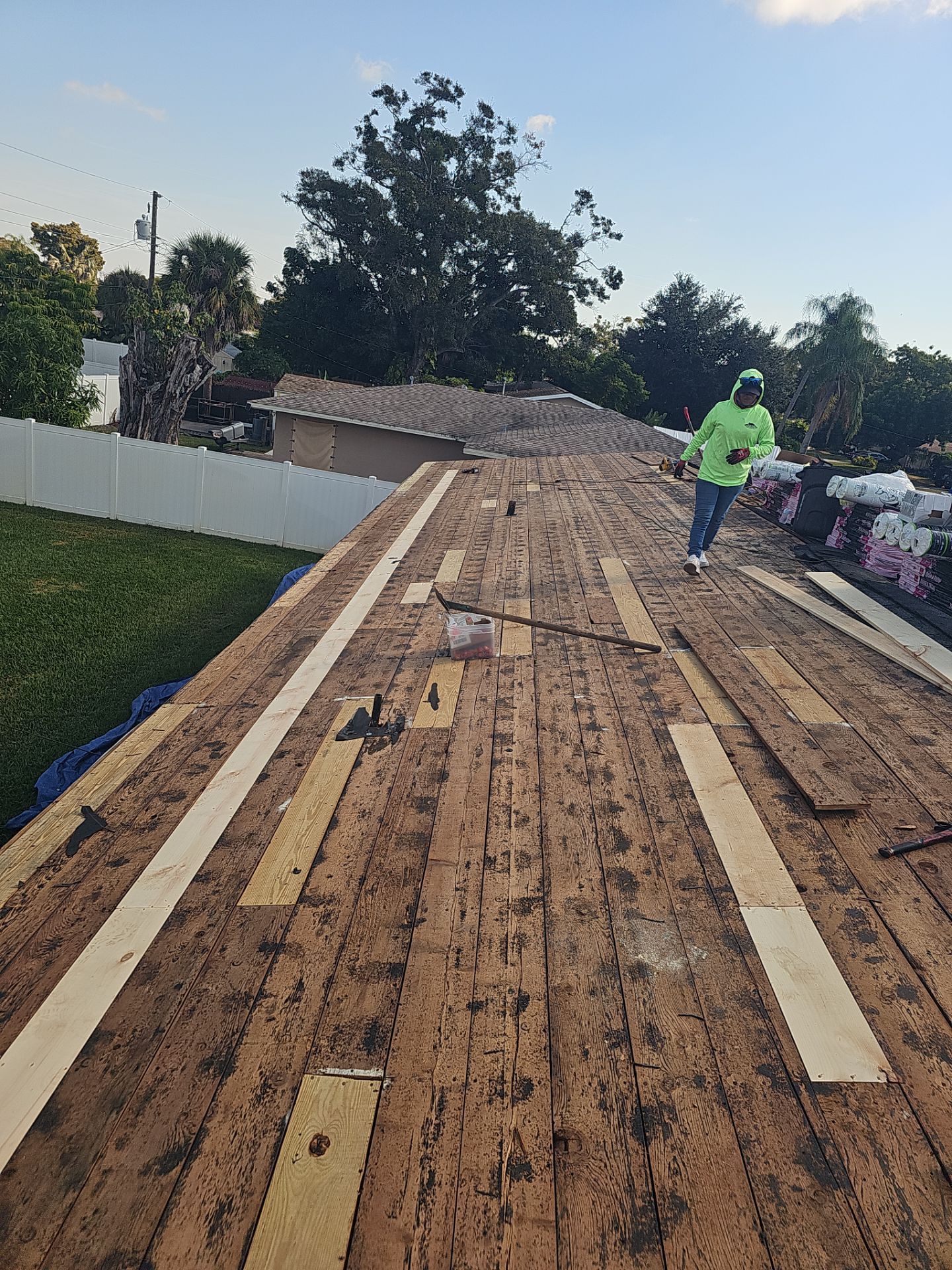 Project in St. Petersburg 33709 by Mitchell Roofing Company LLC 