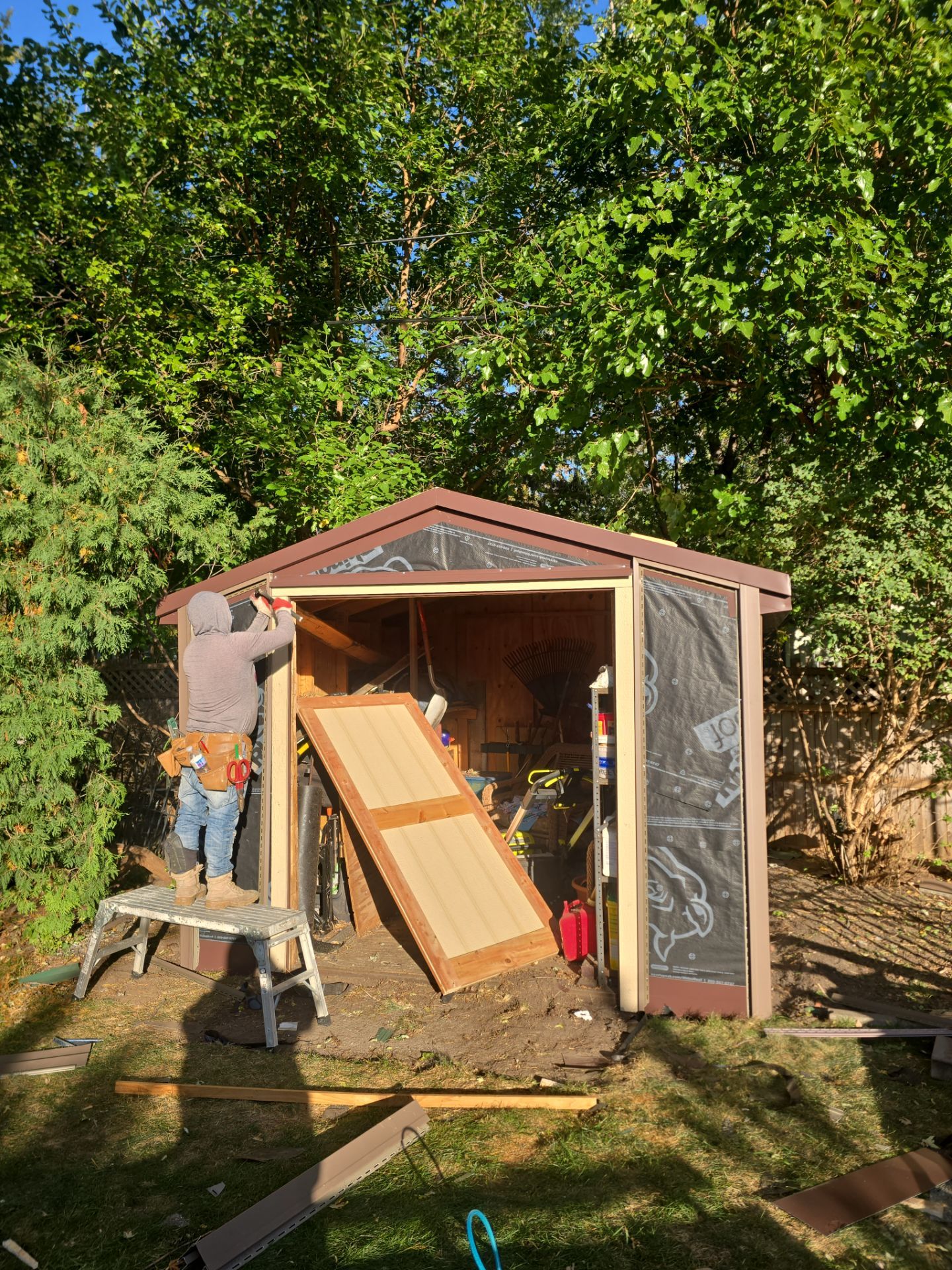Shed Transformation – Roof & Exterior Upgrade by Johnny Five Construction 