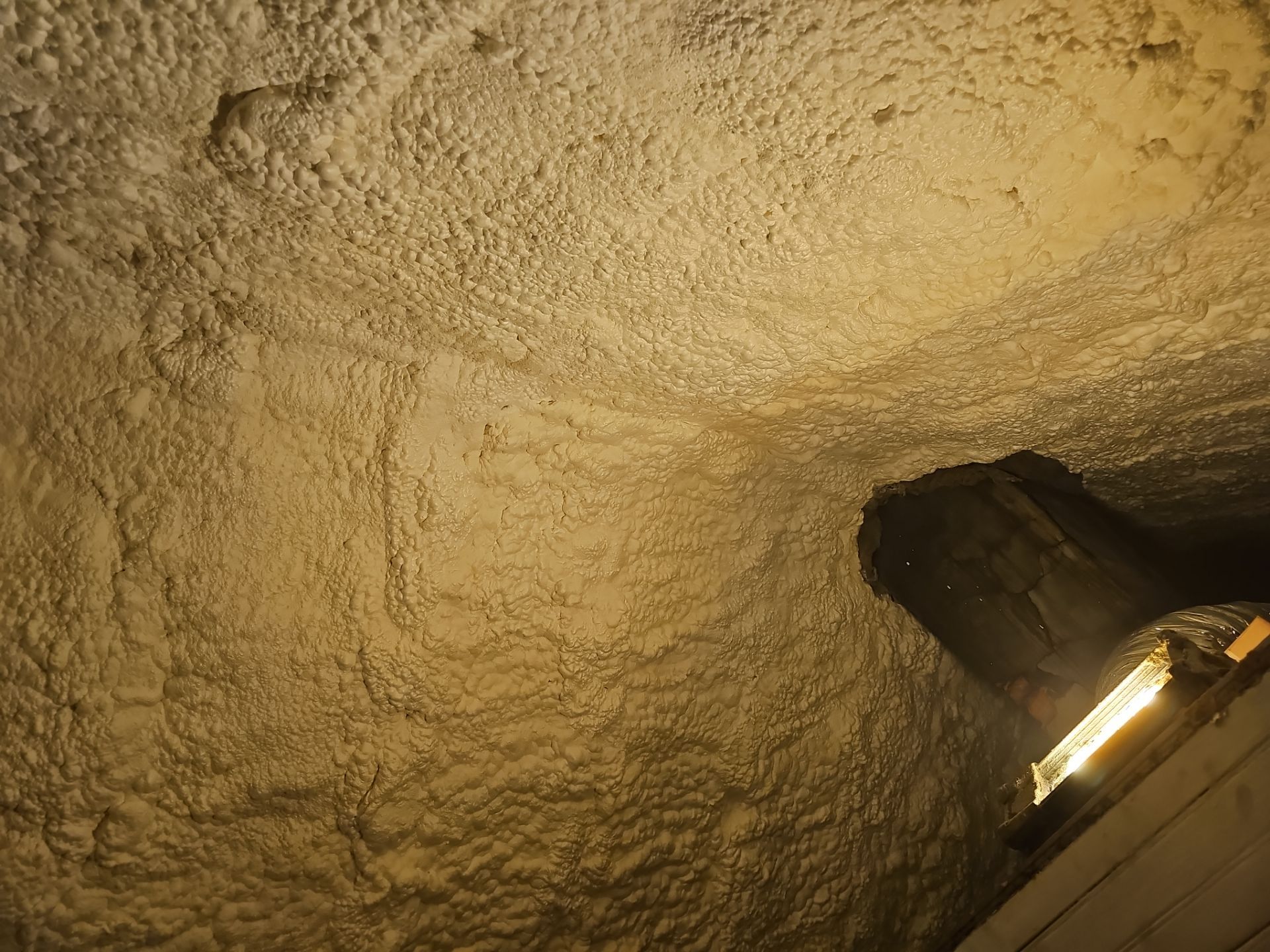 Attic Insulation using Open Cell Spray Foam by NYS Foam & Energy