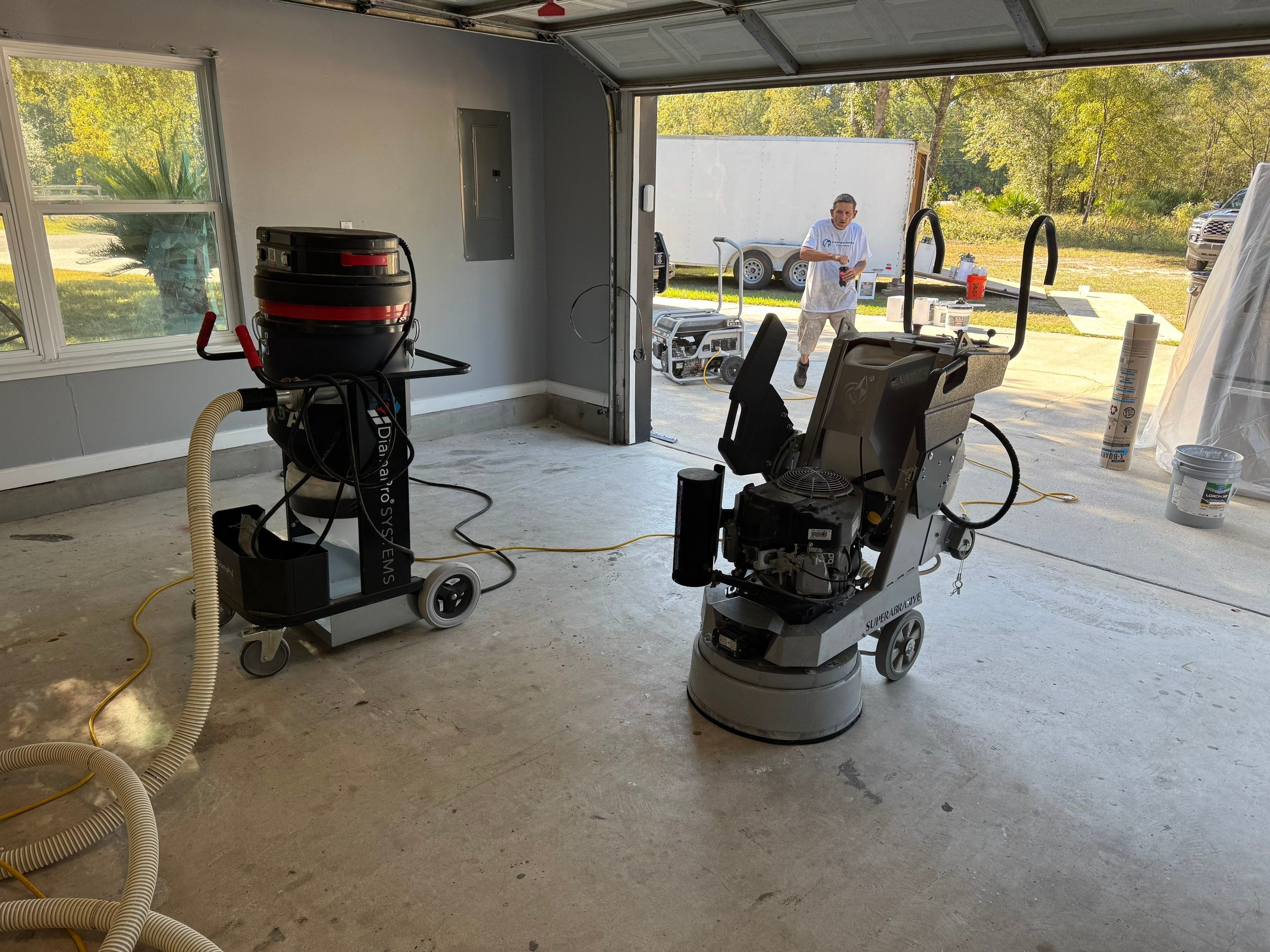 Maxville, FL 32234 - Epoxy Garage Floor Coating Project by A New Leaf Painting, LLC