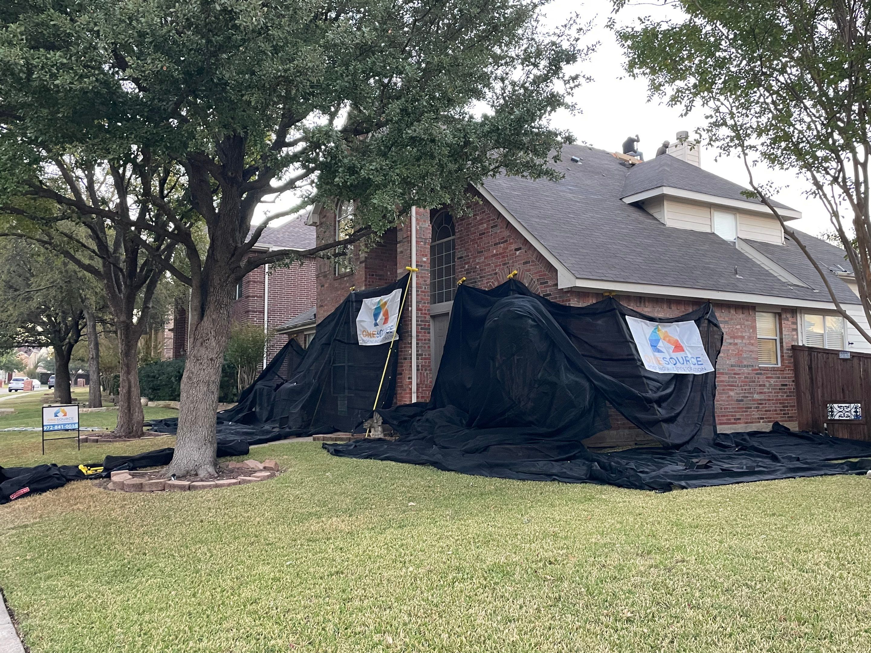 Residential Roofing Installation using GAF Timberline HDZ Weathered Wood by OneSource Roofing and Restoration