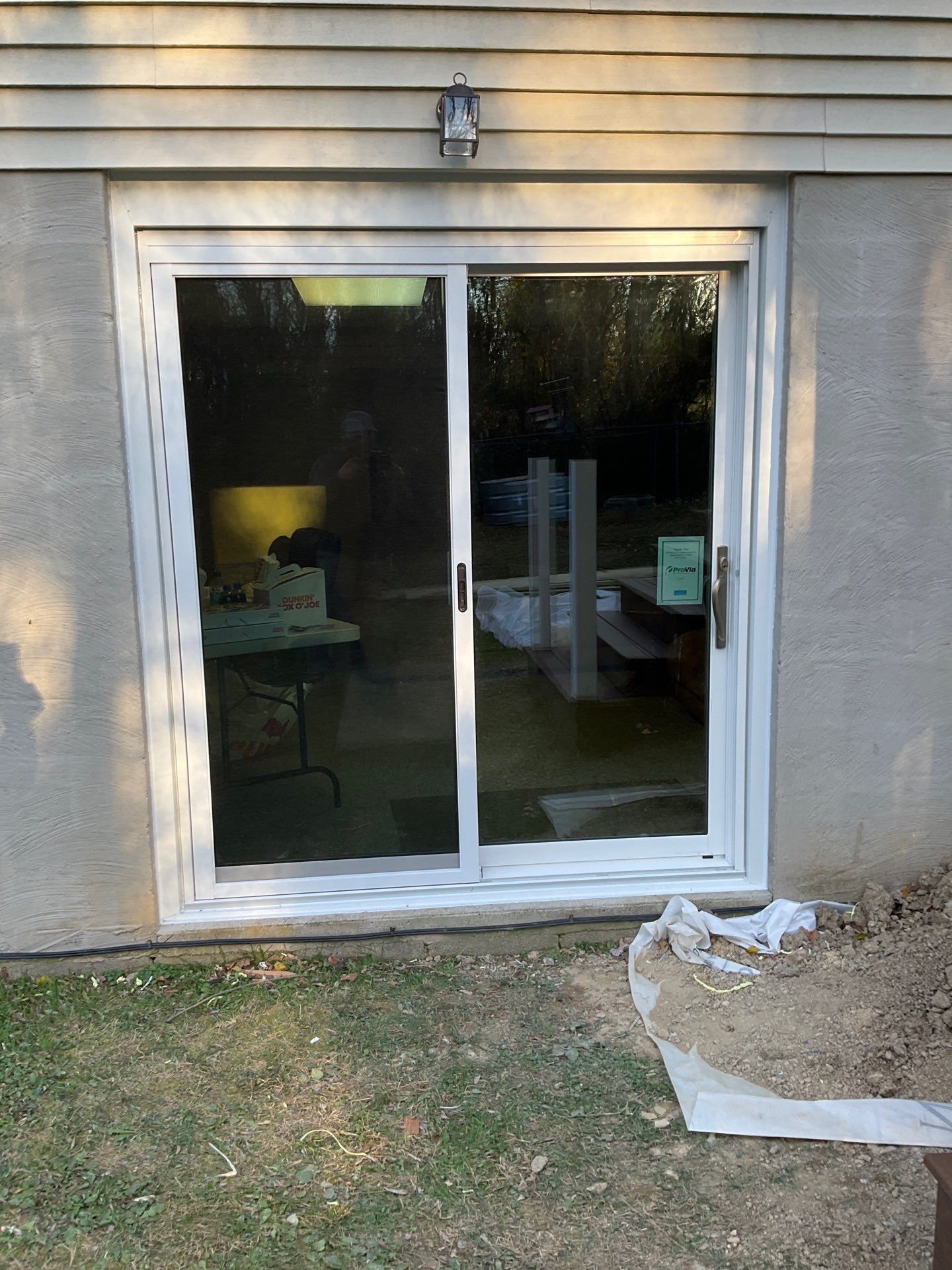 Patio door replacement and deck upgrade by Esh Builders