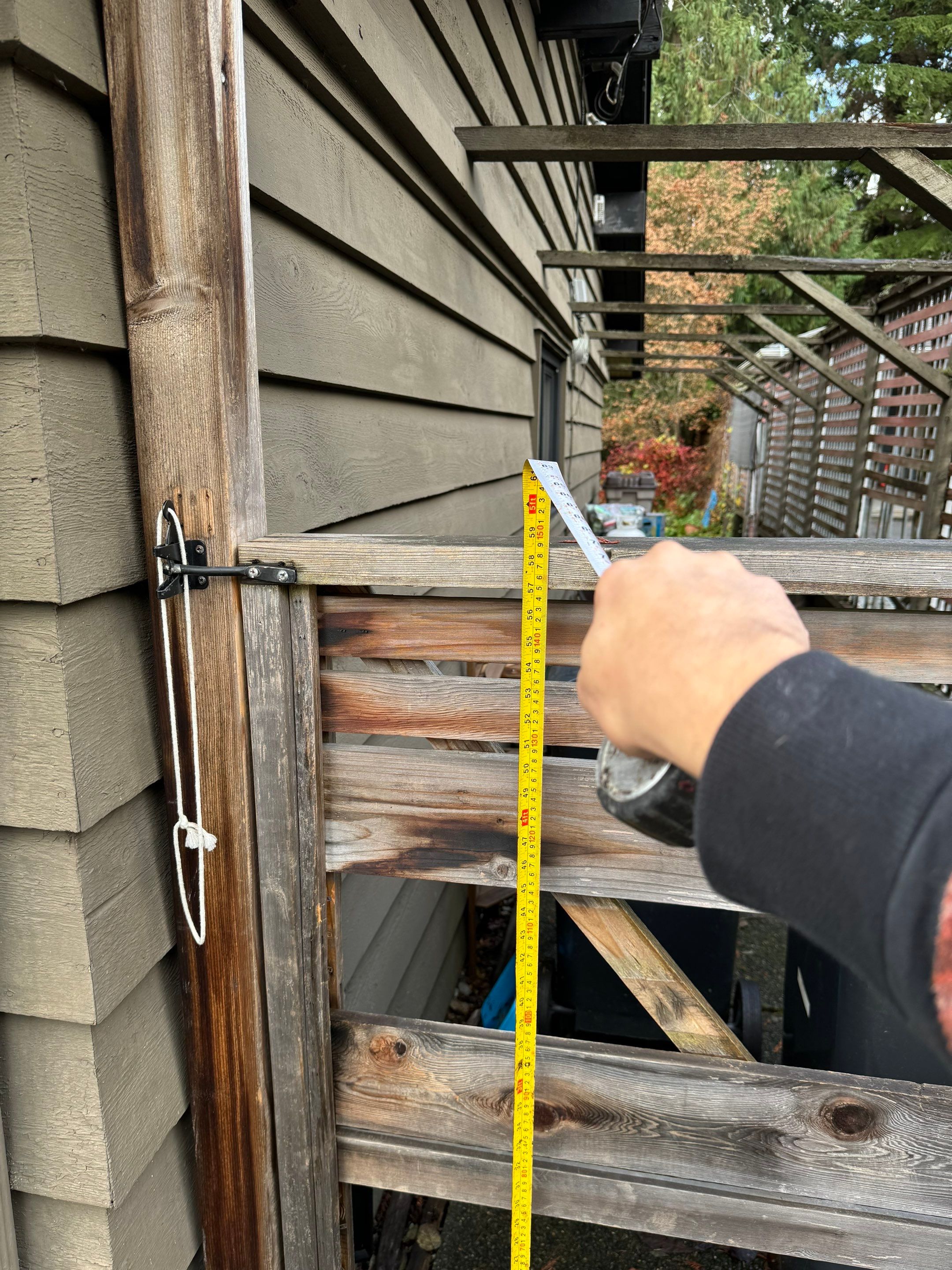 New Wooden Gate by YVR Construction Group