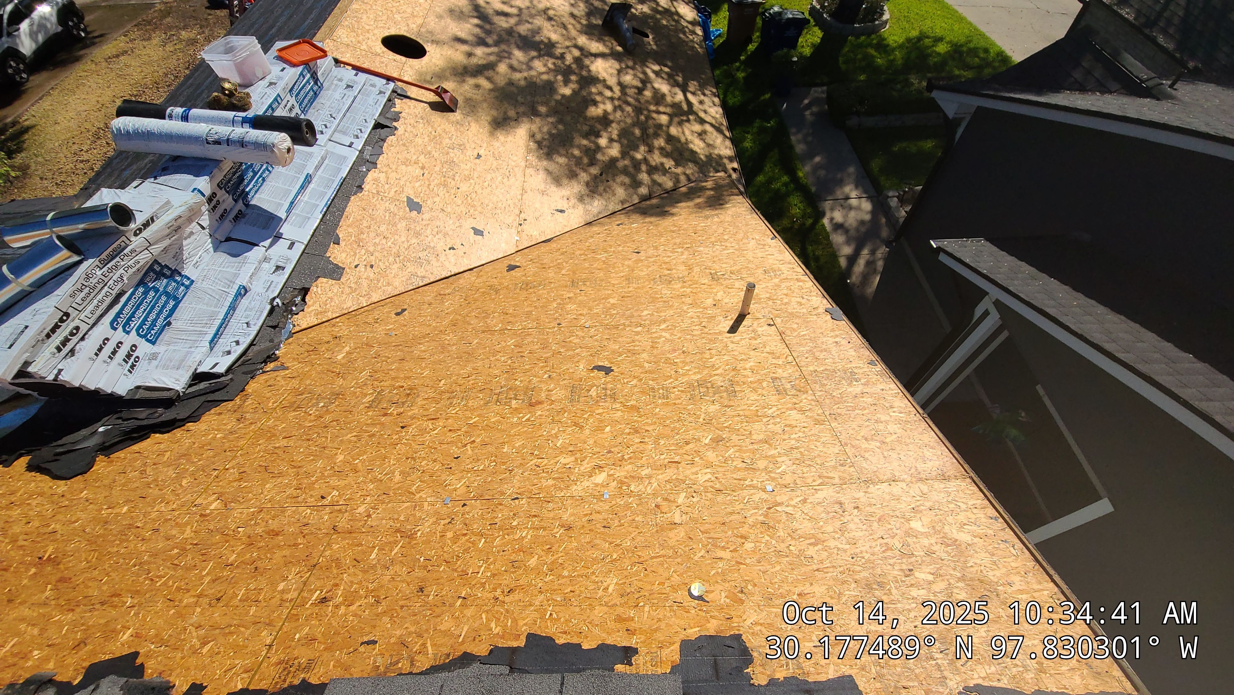 Residential Roof Replacement and Decking Repair in Austin by Caliber Restoration LLC
