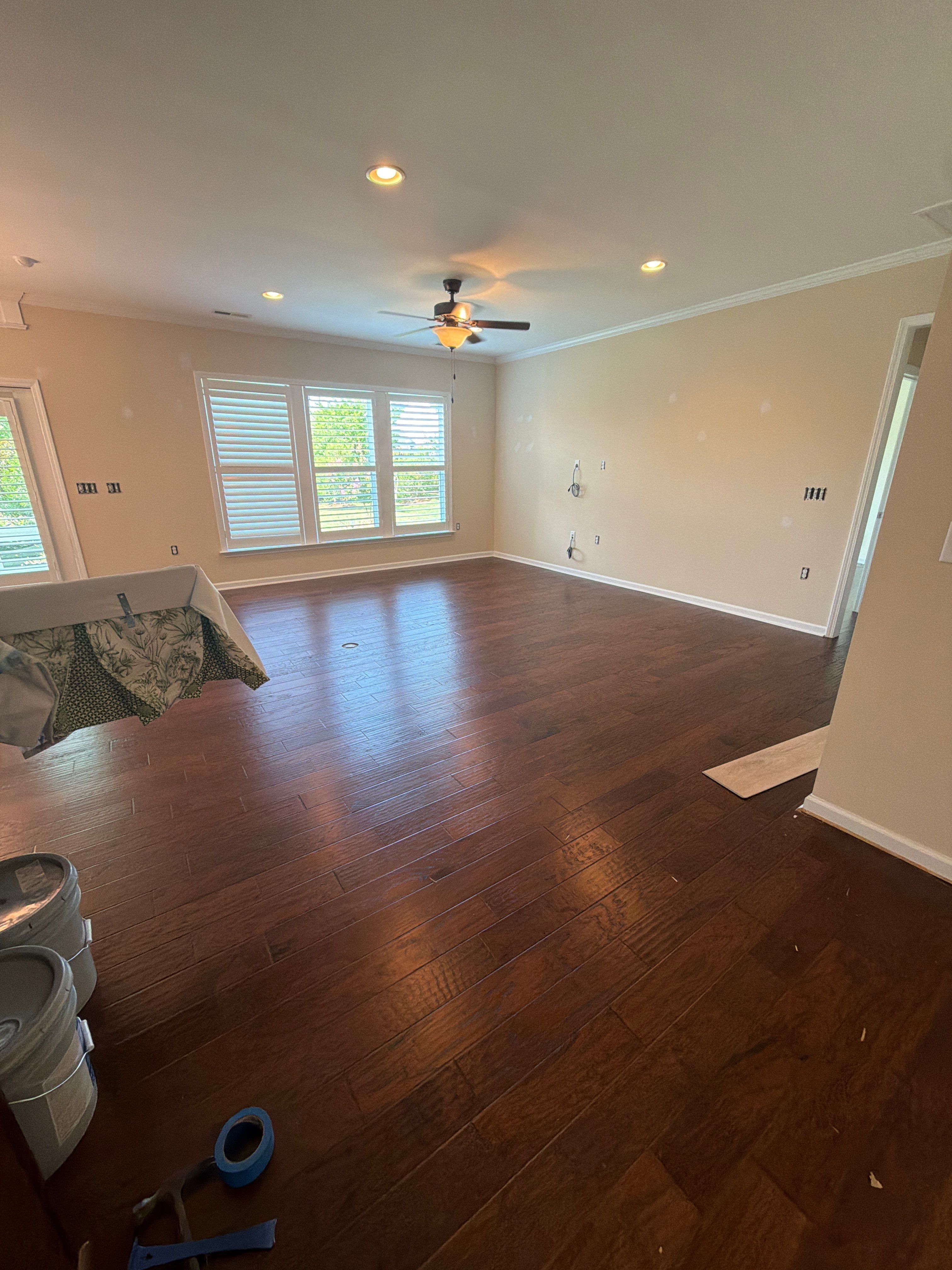 Luxury Vinyl Plank Flooring Installation and Interior Refresh in Durham by Billy Weatherspoon Contractor