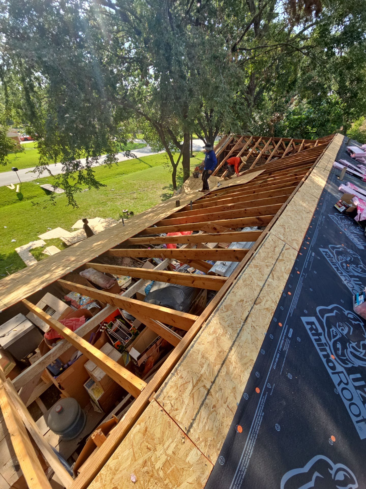Residential Roofing Installation using Owen's Corning Duration (Lifetime) Shingles by Roof Repair Company