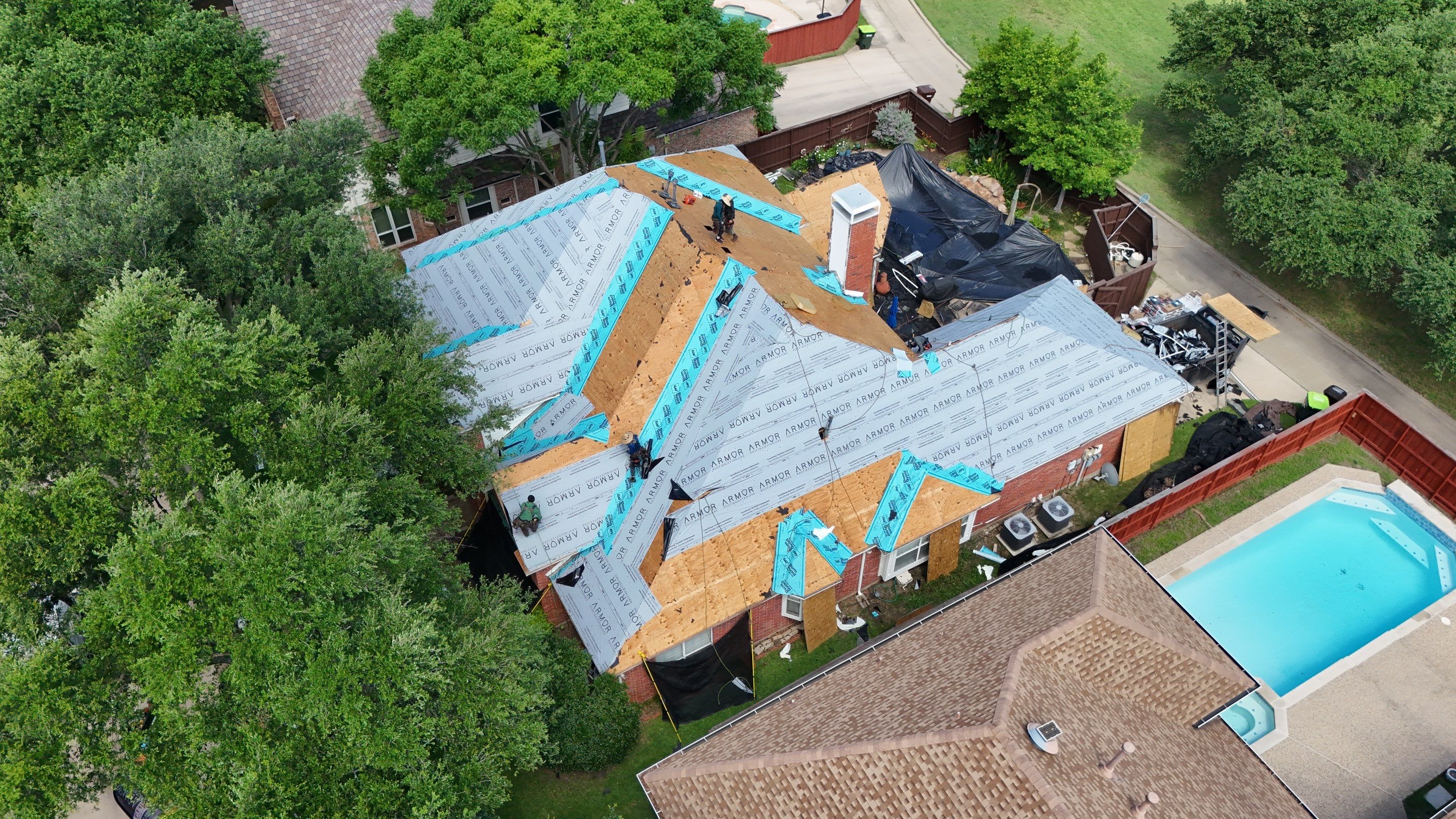 Full Architectural Shingle Roof Replacement for Plano Residence by Armor Roofing | Exteriors