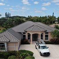 24ga 1.5" Mechanical Seam Medium Bronze  by Total Roofing System The Metal Roof Experts