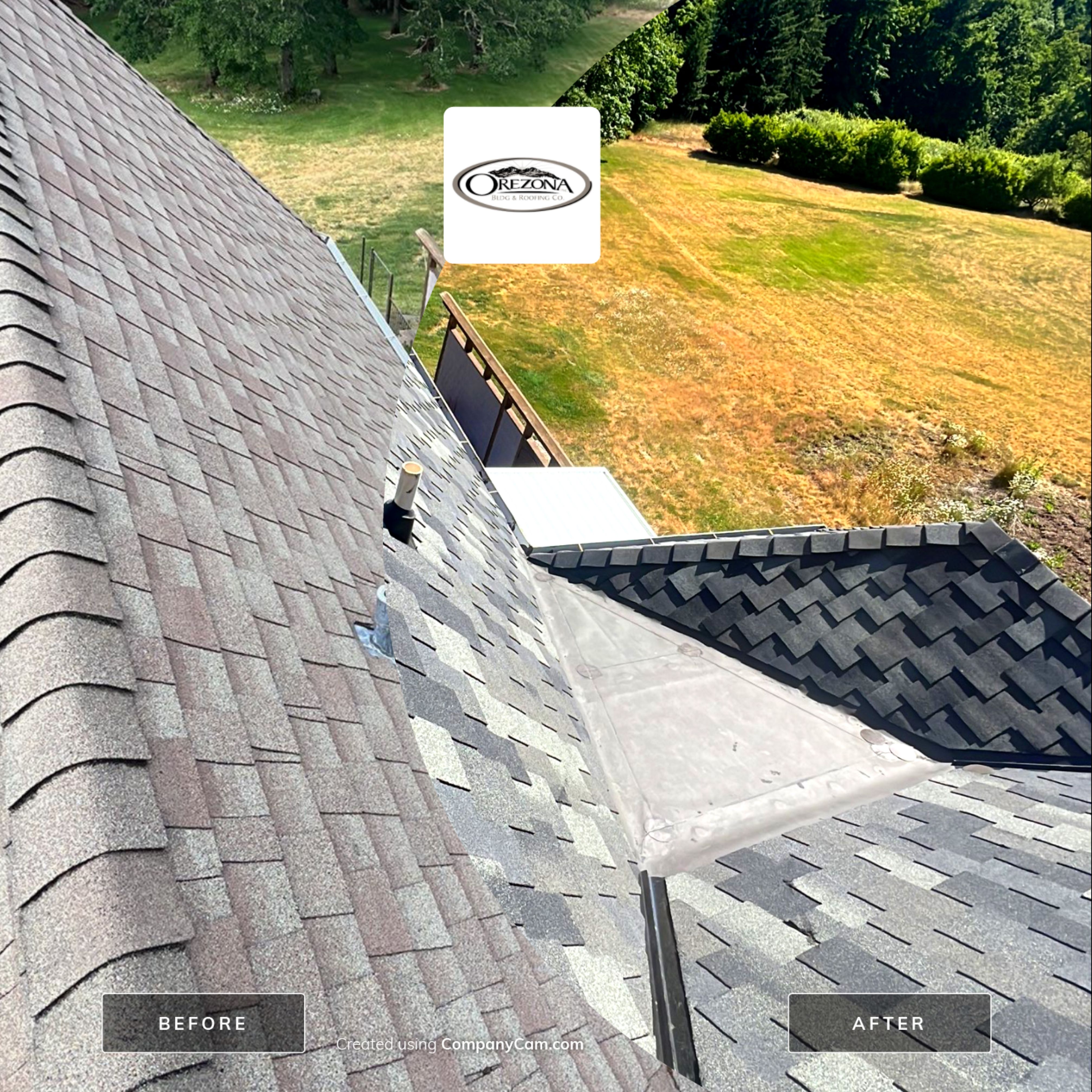 Residential Roofing Installation using Malarkey Windsor 50 Year Shingle (Color: Storm Grey) by Orezona Building & Roofing Company, Inc.