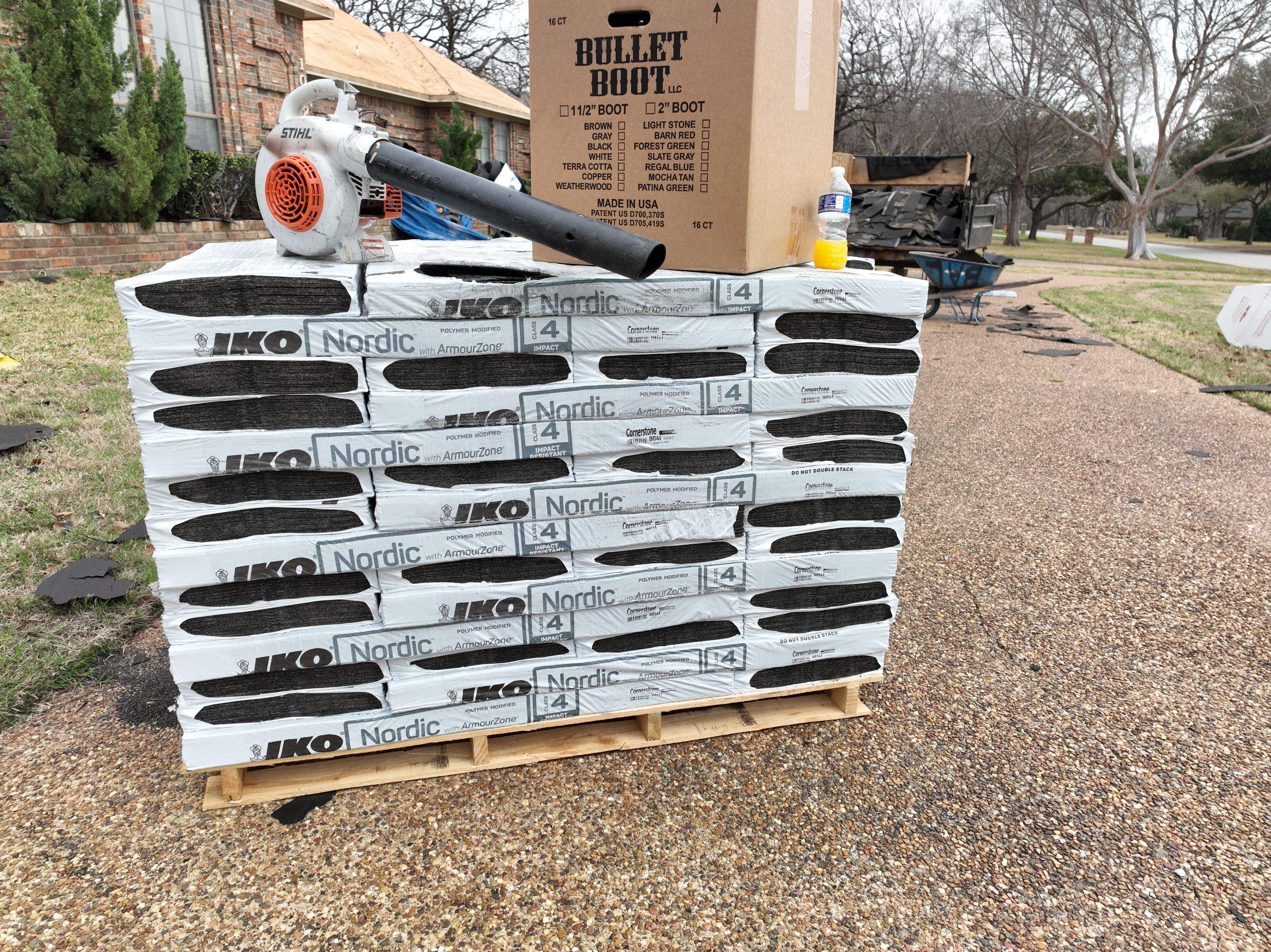 Residential Roofing Installation using Iko Nordic by Becker Roofing and Exteriors