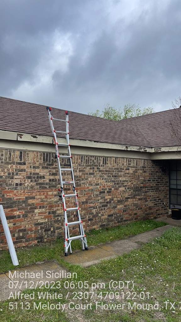 Project in Flower Mound  by Zeus Exteriors