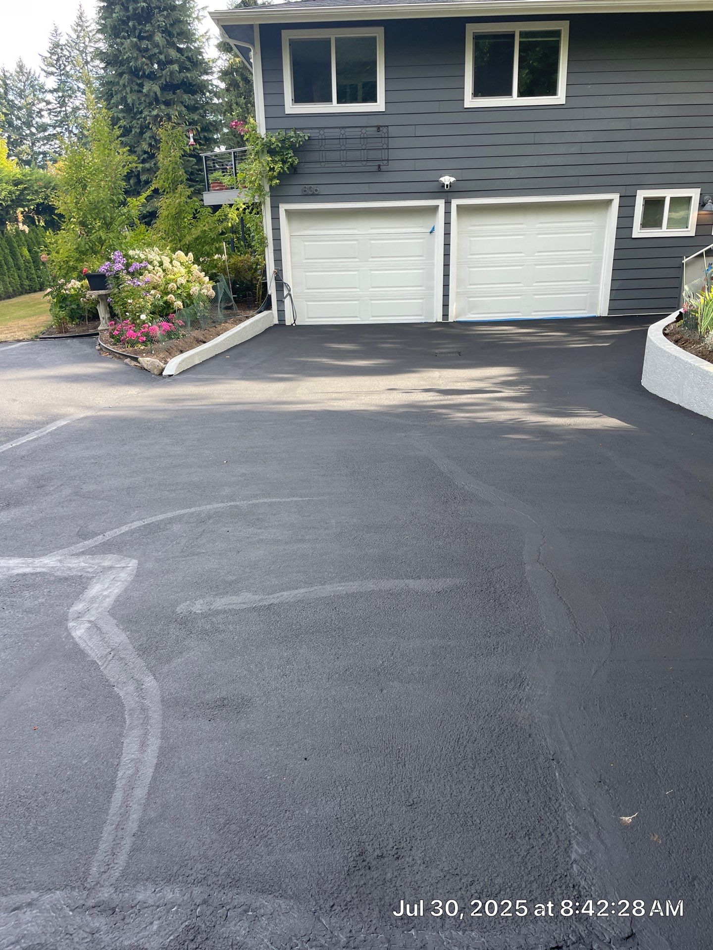 Epoxy Stairs & Sealcoat Driveway Application by Jireh Asphalt & Concrete Inc 