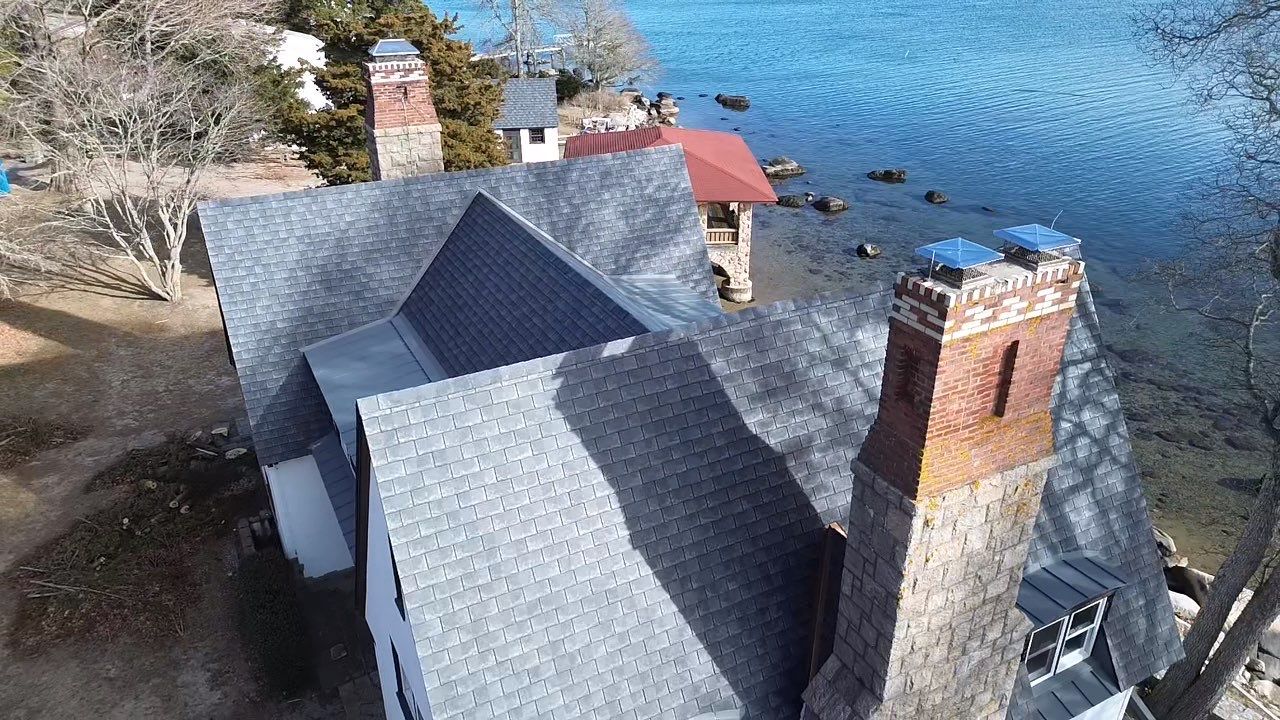 DaVinci Slate, Copper & Cedar Impressions - Private Residence by Rinaldi Brothers