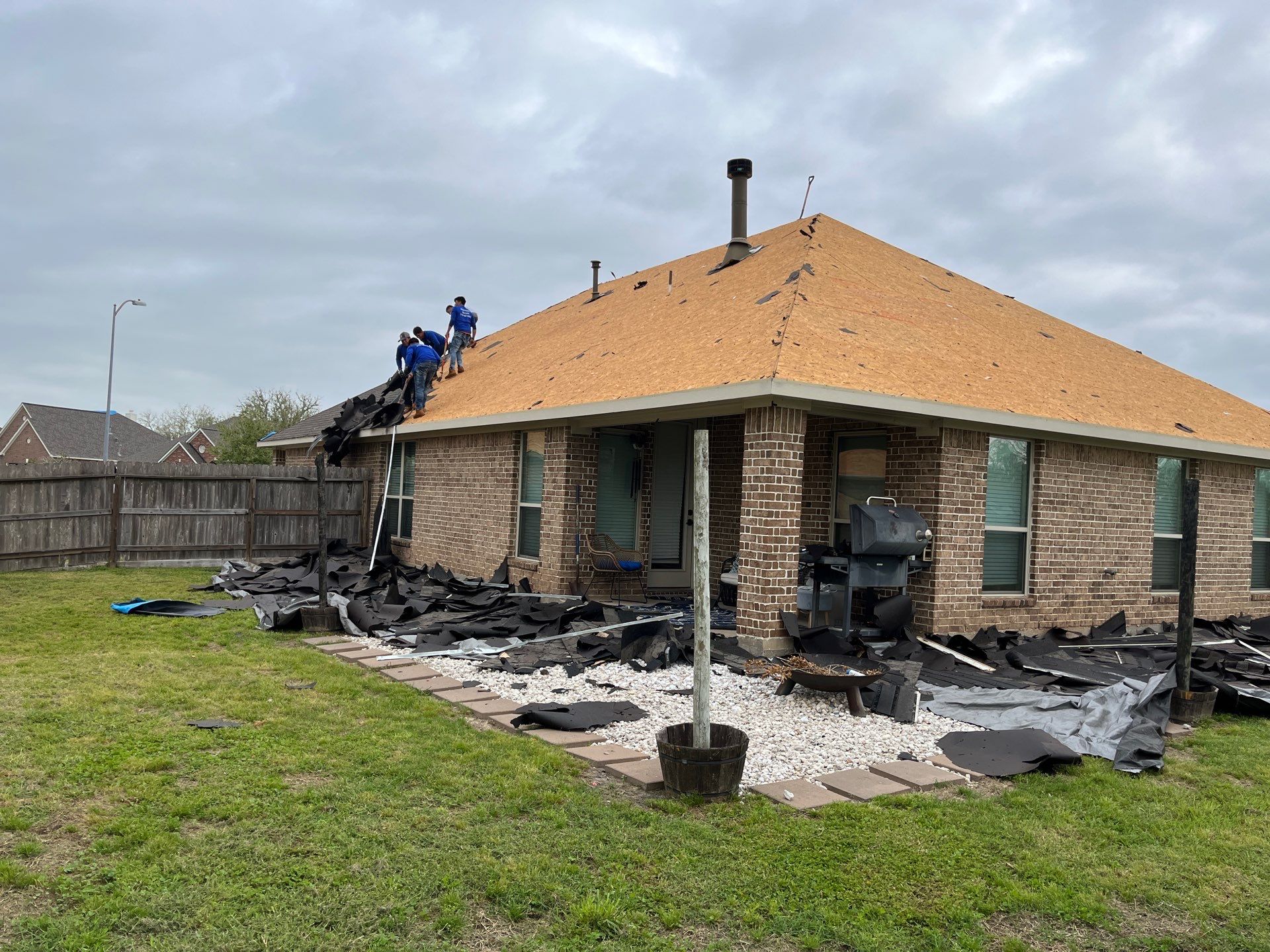 Hail Damage using Owen's Corning Duration (Lifetime) Shingles by Roof Repair Services LLC