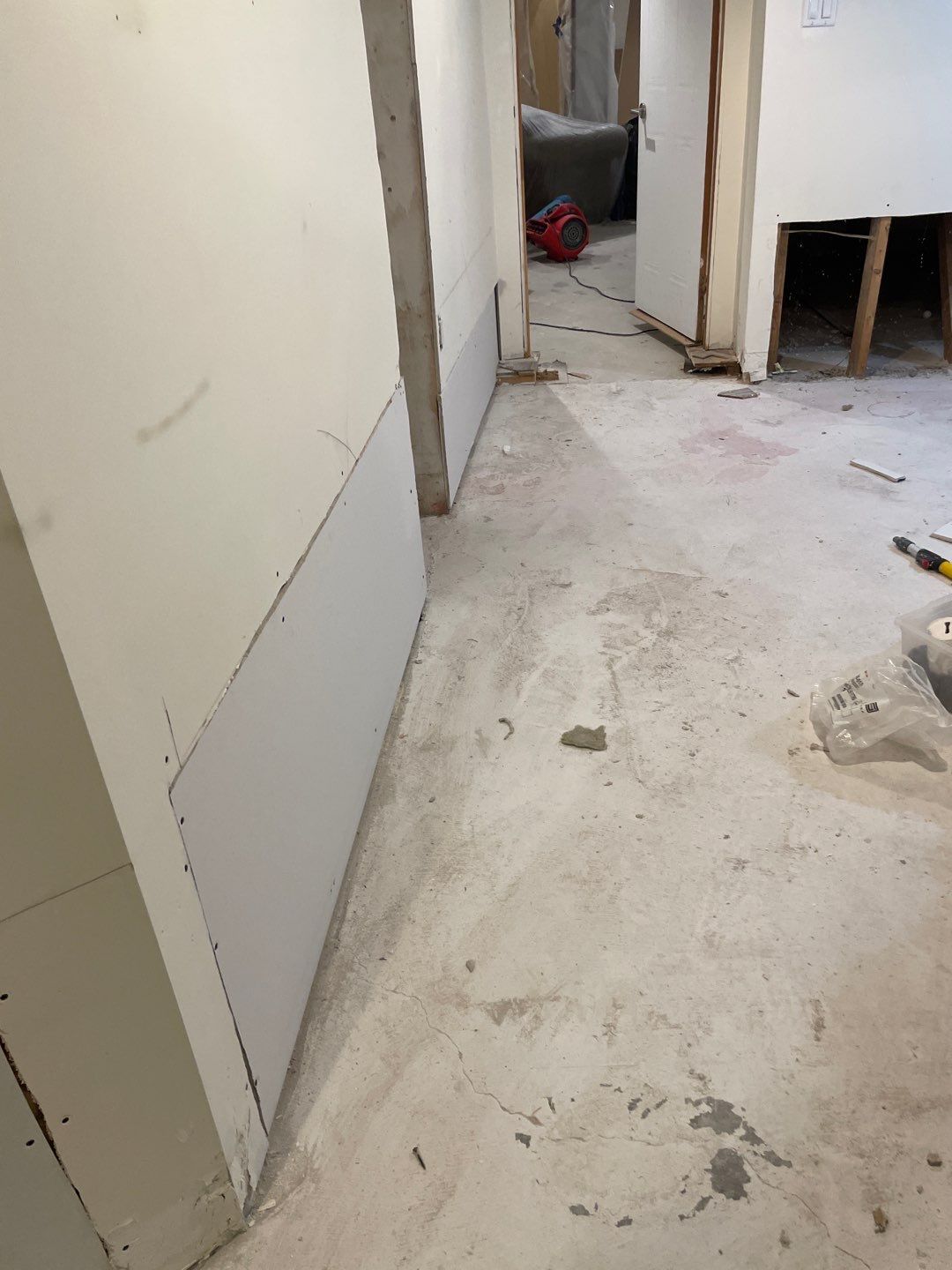 Basement rebuilt after flood by Eco-Nature Construction Inc.