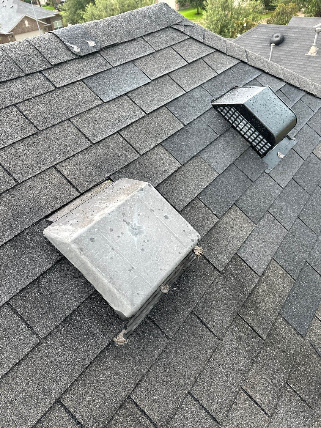 Hail Damage using Owen's Corning Duration (Lifetime) Shingles by Roof Repair Company