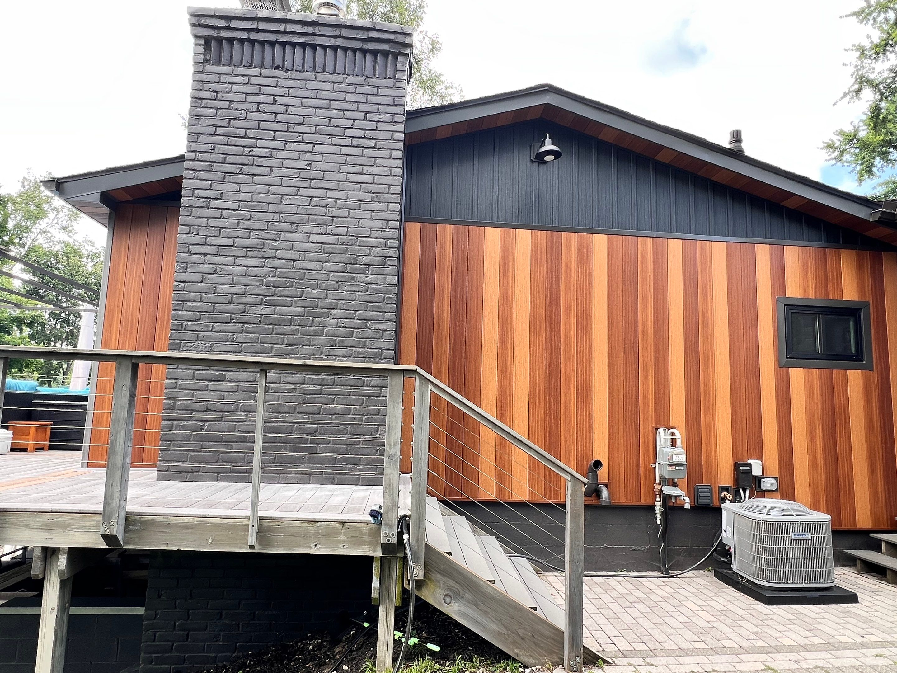 Siding Replacement using Alside Gray Oak by 180 Contractors