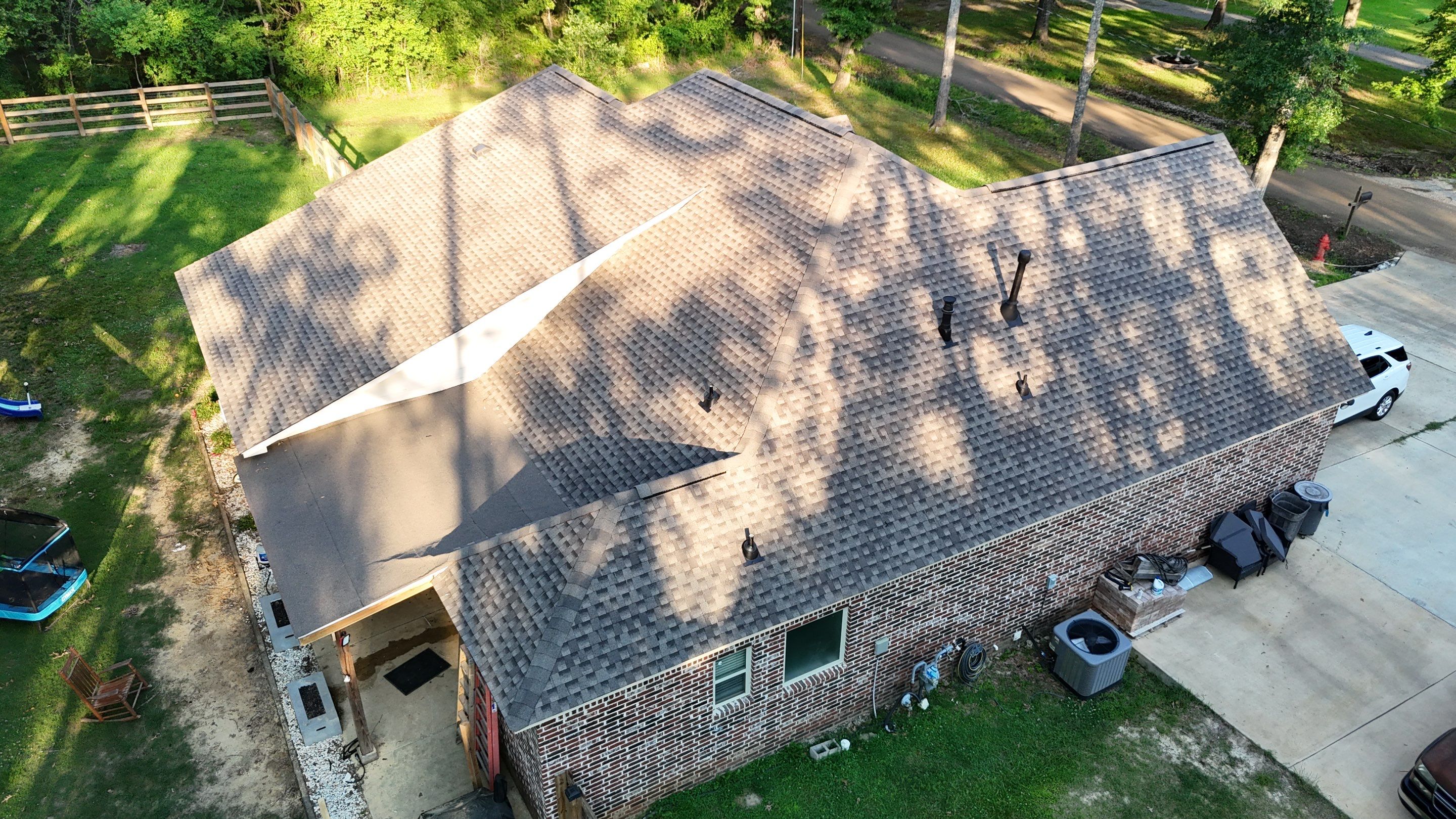 GAF 50-Year Weathered Wood  by Roberson Construction LLC