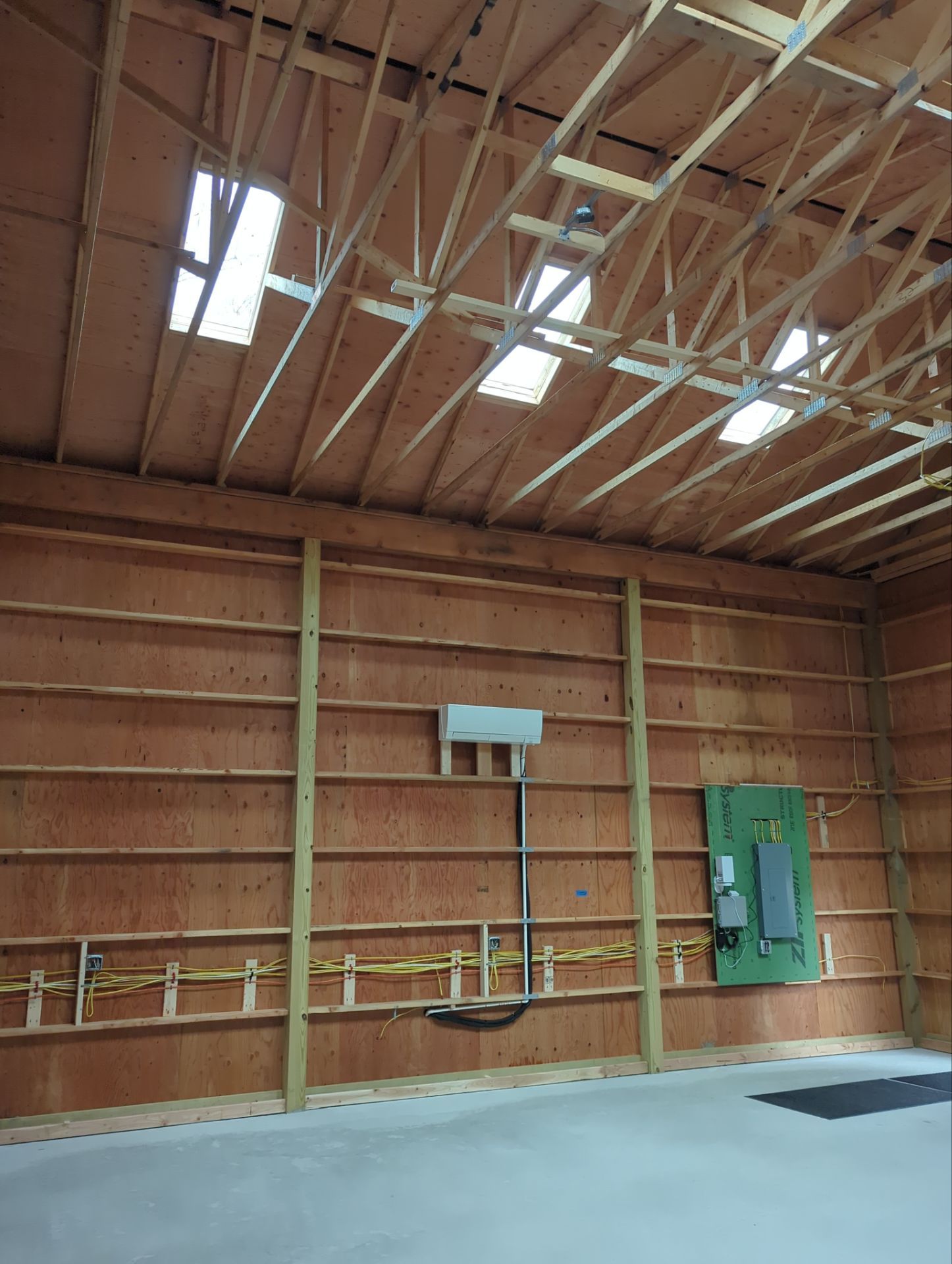 Open Cell Spray Foam to a Pole Barn by NYS Foam & Energy
