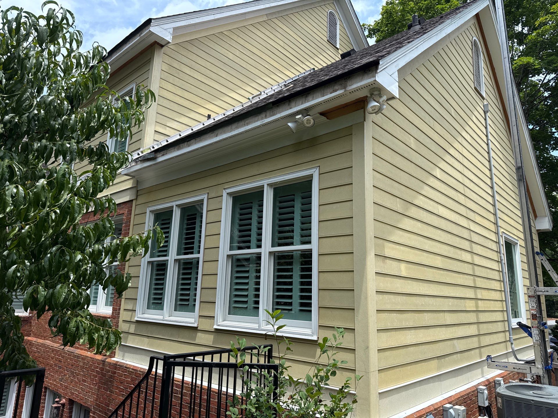 Atlanta, GA Siding and Rotted Wood Replacement, Plus Exterior Painting and Gutter Installation by Nelson Exteriors 