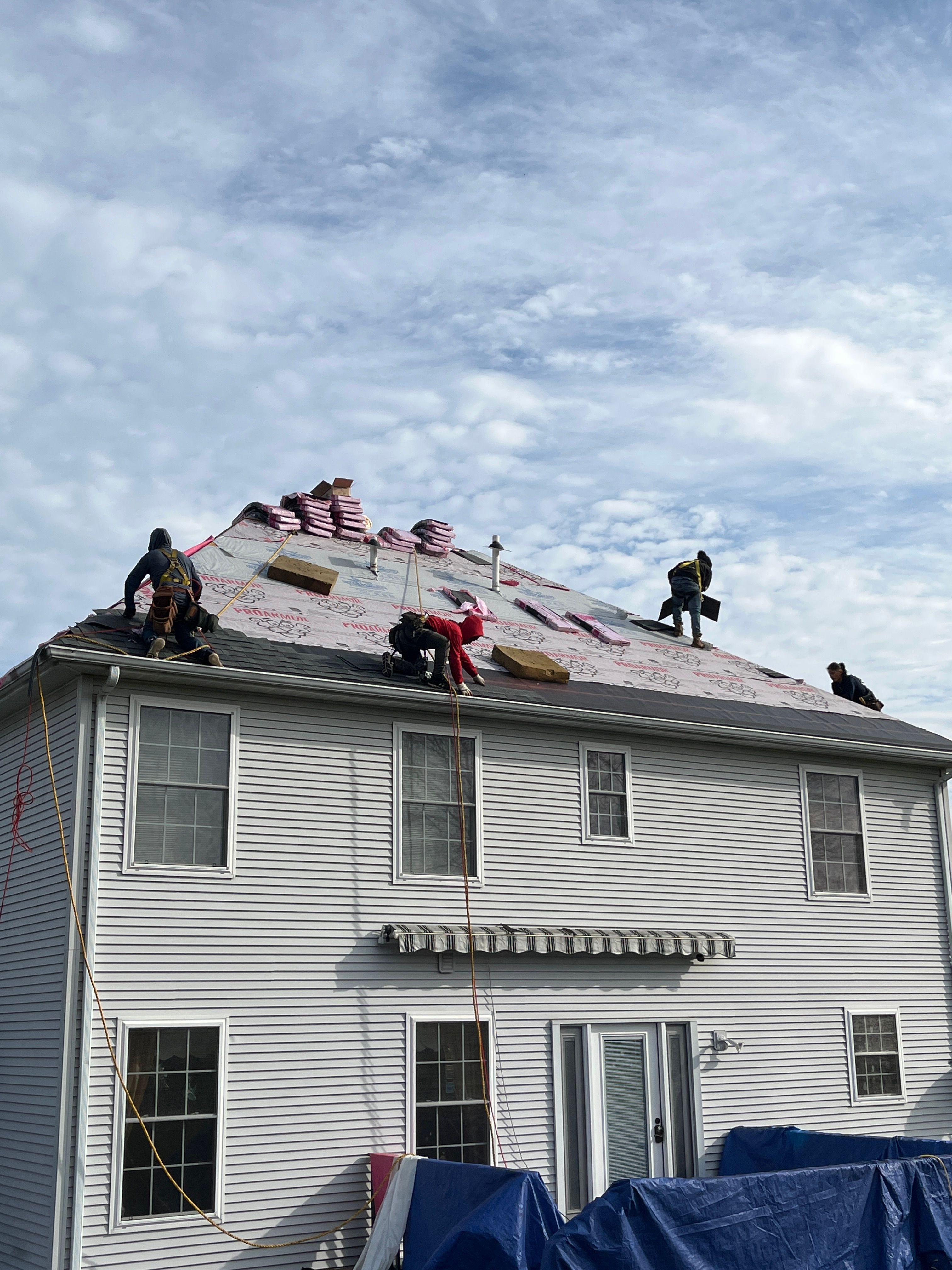 New Roof Installation using Owens Corning Duration Estate Gray by Starway Roof Systems