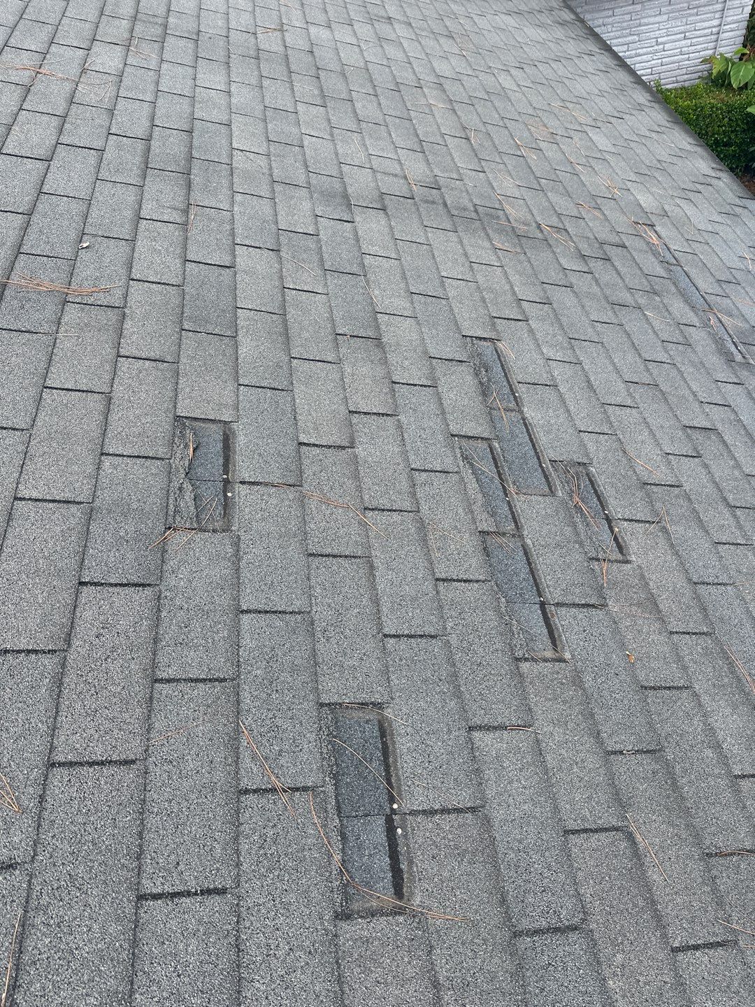 Hail Damage using Owen's Corning Duration (Lifetime) Shingles by Roof Repair Company