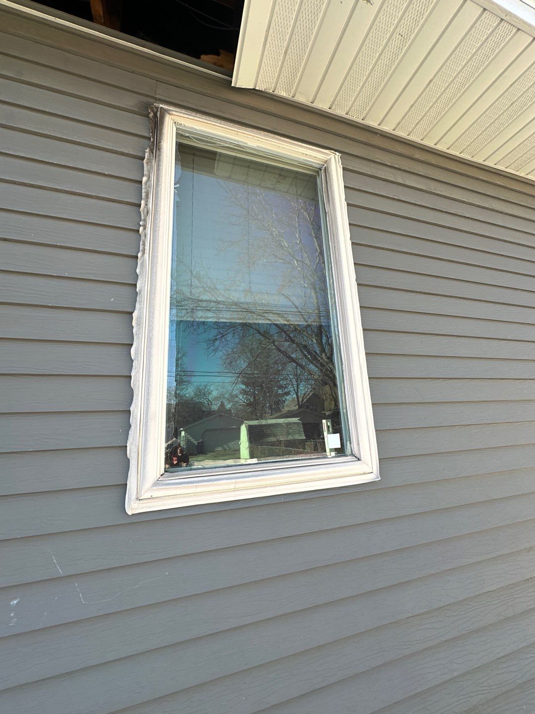 Saint Cloud steel siding fire claim by Koska construction llc