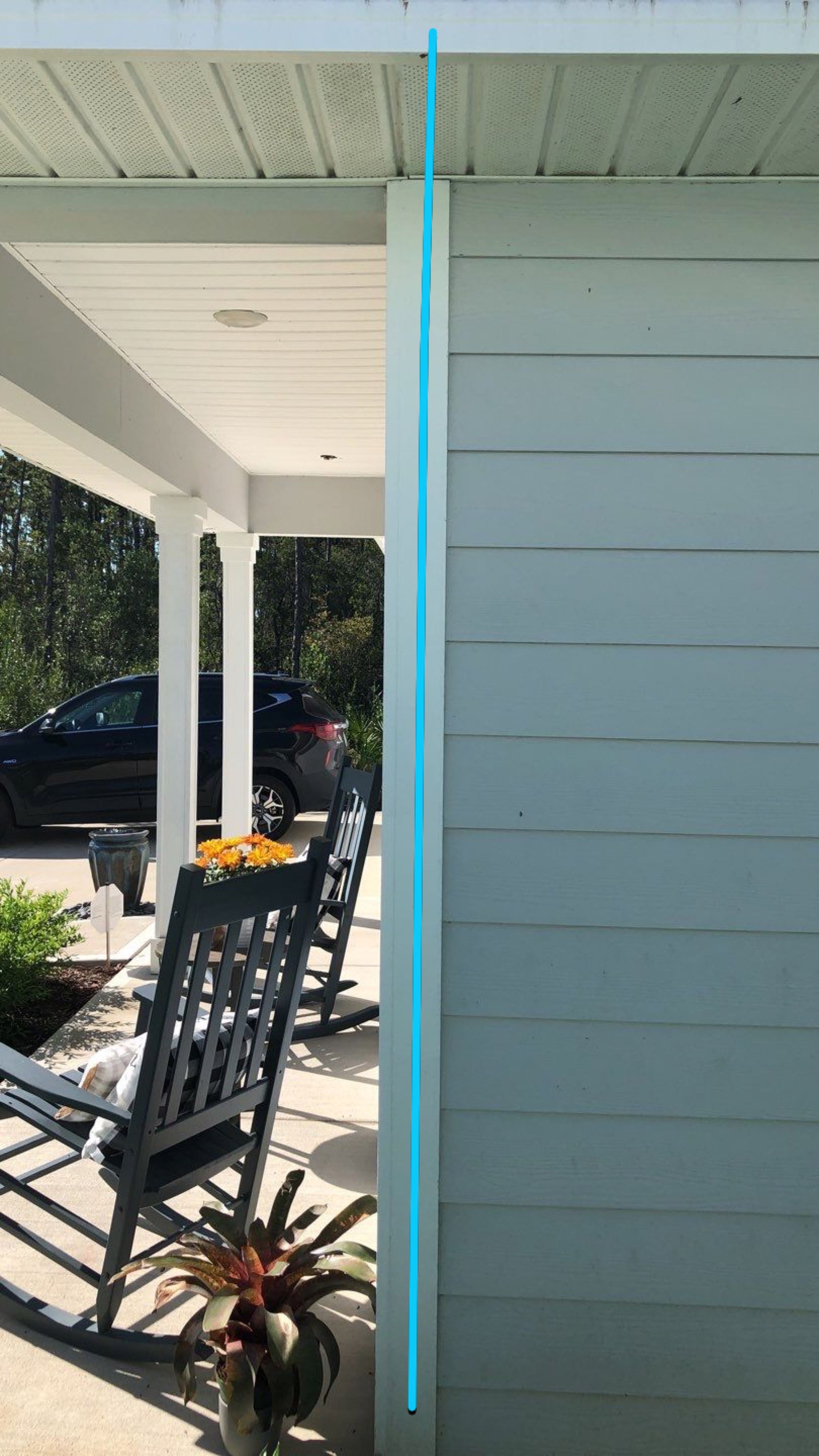 Seamless Gutter Installation using White by Gutter Professors