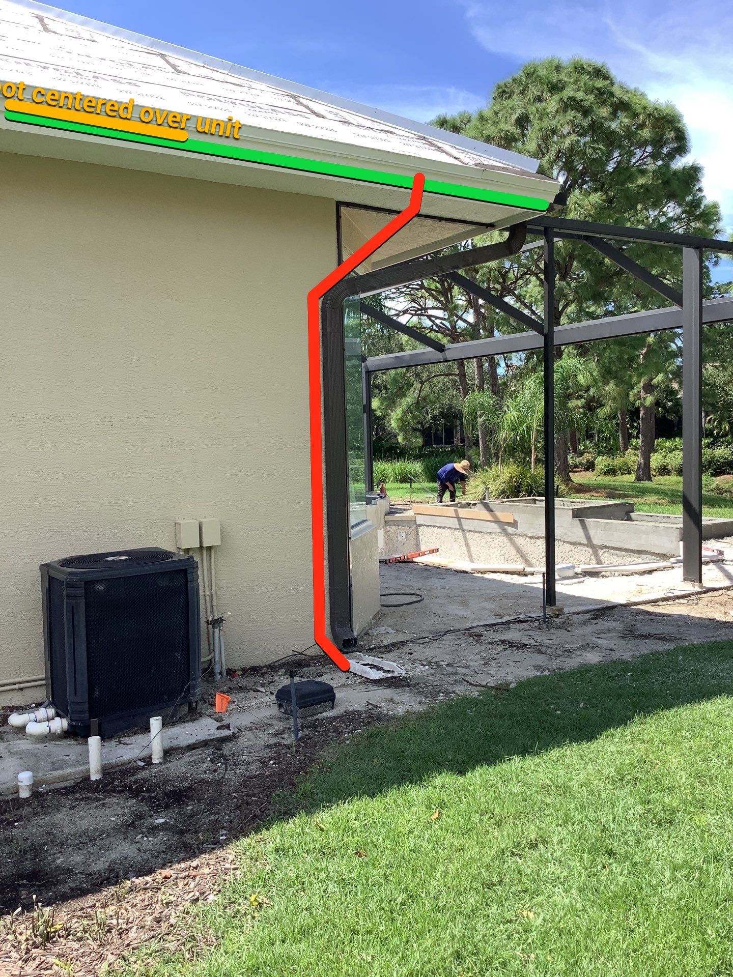 Splash Guard installation in Naples FL by Gutter Professors
