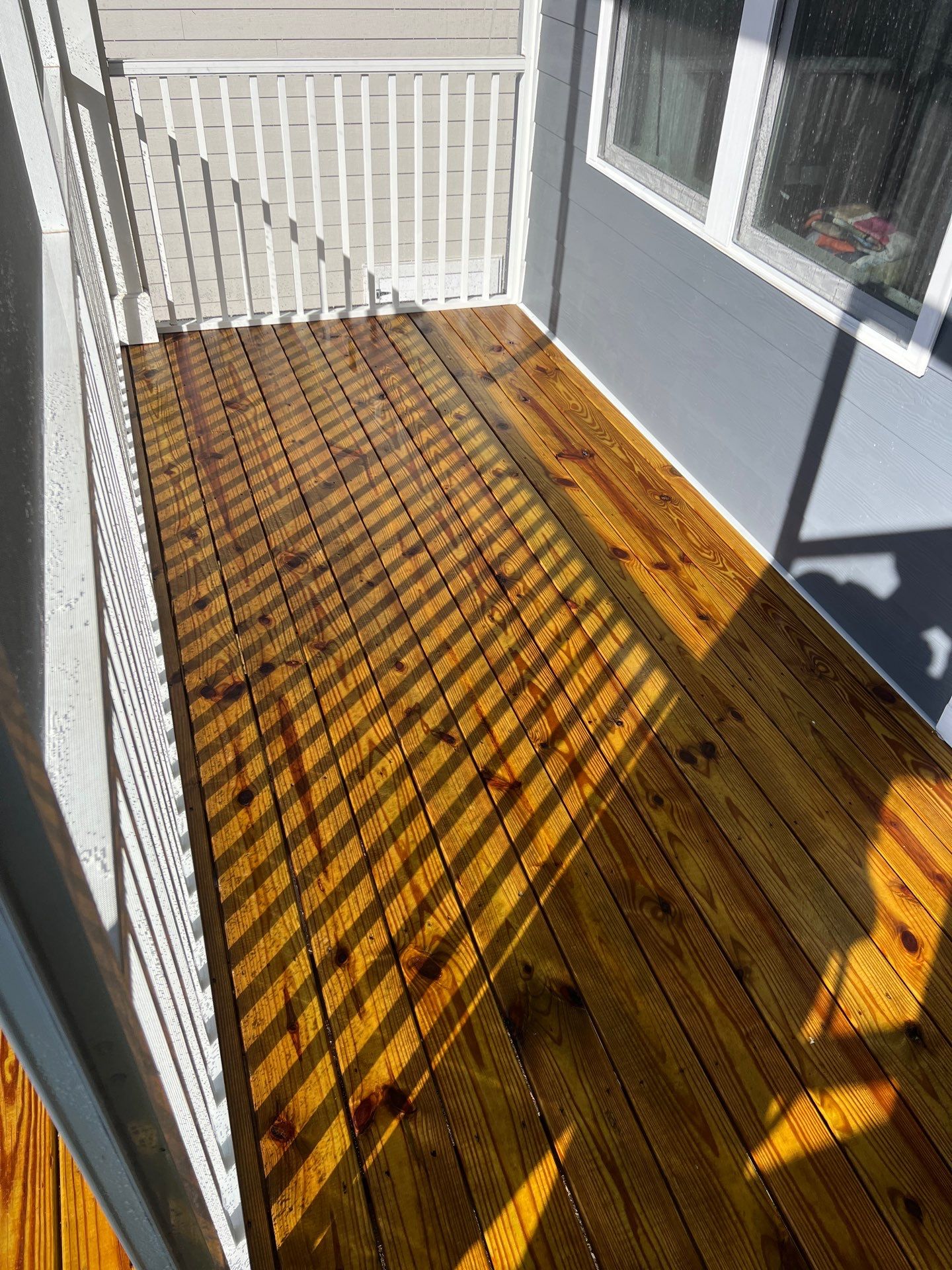Coated Deck using Wood Sealant by DuraSeal
