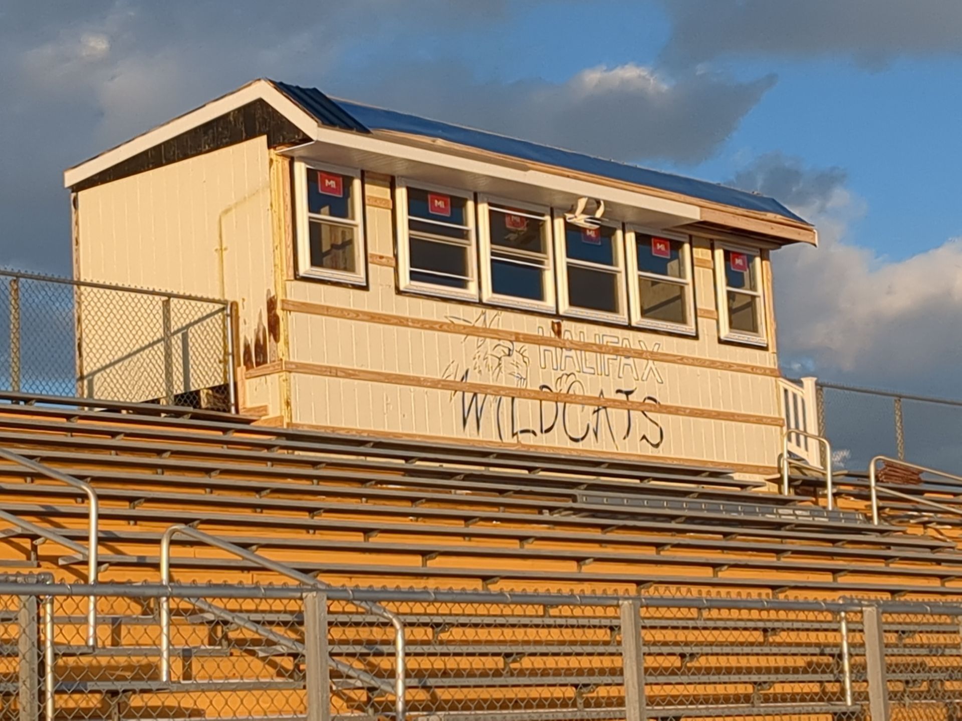 Halifax Stadium Press Box Renovation and Exterior Siding Upgrade by Esh Builders
