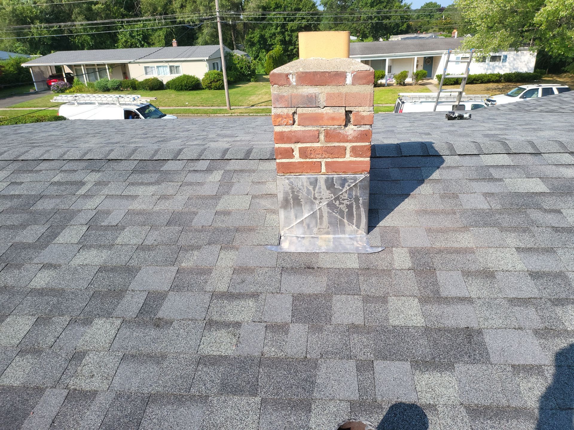 Residential Roofing Installation using Owens Corning TruDefinition Duration AR - Estate Gray by A Plus Exterior