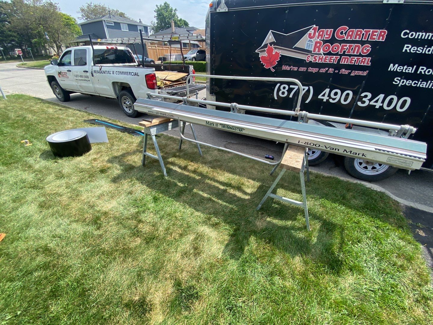 Residential Roofing Installation using 16" Standing Seam Panels by Jay Carter Roofing & Sheet Metal