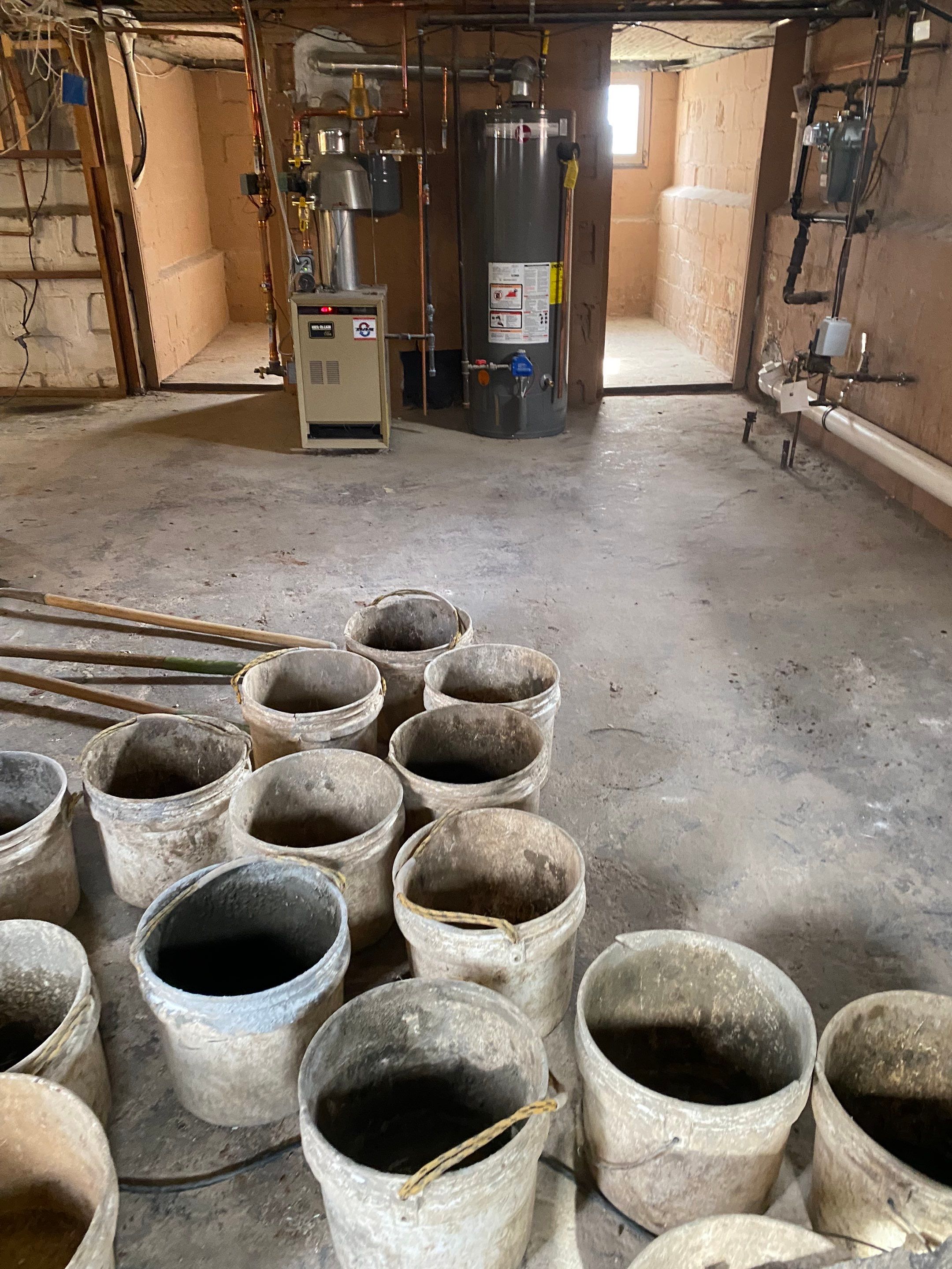 Interior French Drain, Lally Column Replacement & Concrete Floor Replacement in South Orange, NJ by Pure Service Pro, LLC