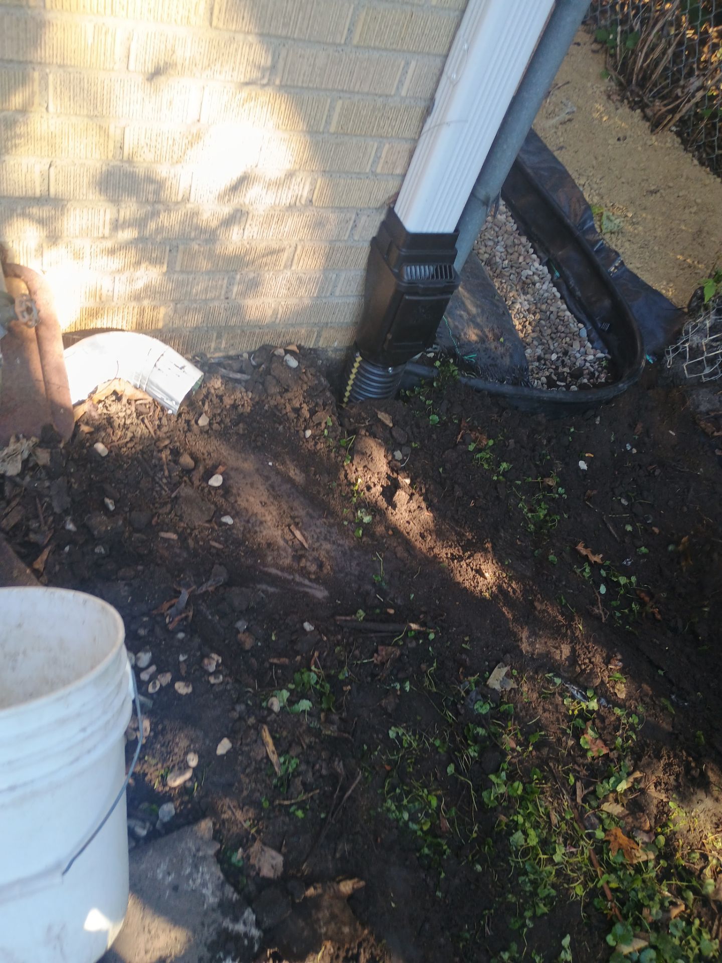 A French Drain for Jeniffer by Waterproofing Northeast