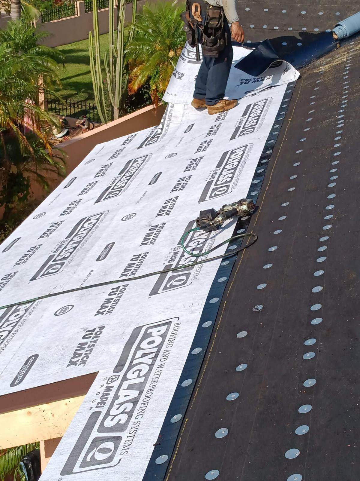Complete Chimney Rebuild + Tile & Flat Re-Roof  by Morton Roofing, Inc.