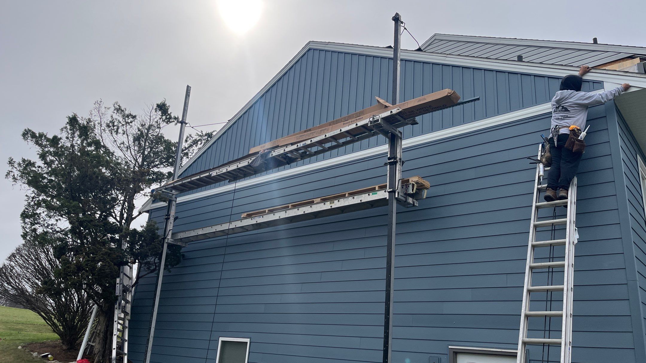siding gutters soffit fascia shutters capping  from sales to installation by Aspen Home Improvements