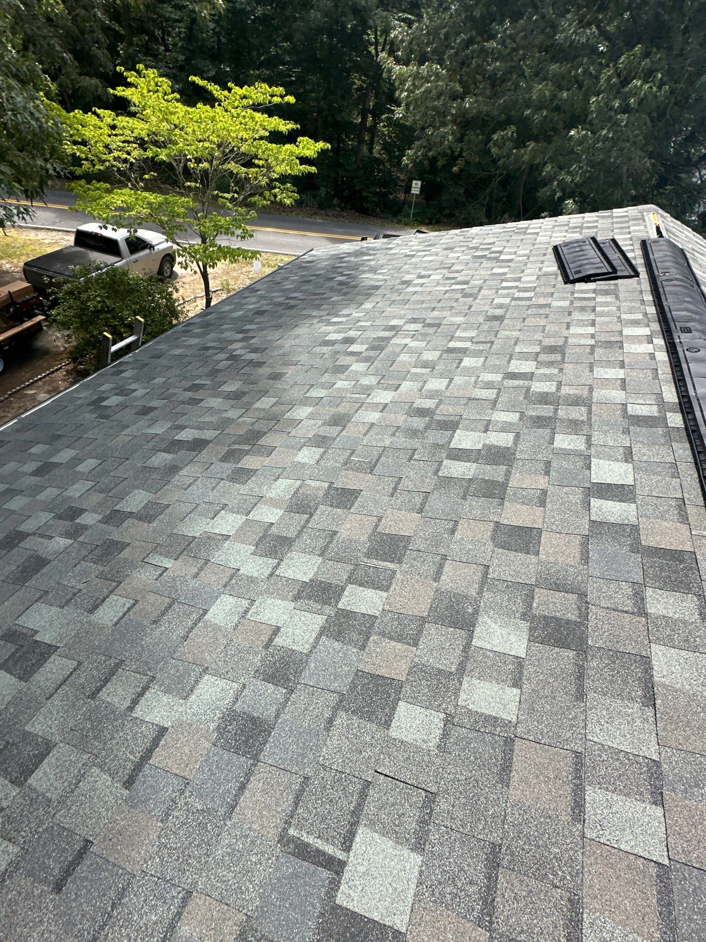 Residential Roofing Installation using TAMKO TITAN - THUNDERSTORM GRAY by Storm Ready Exteriors