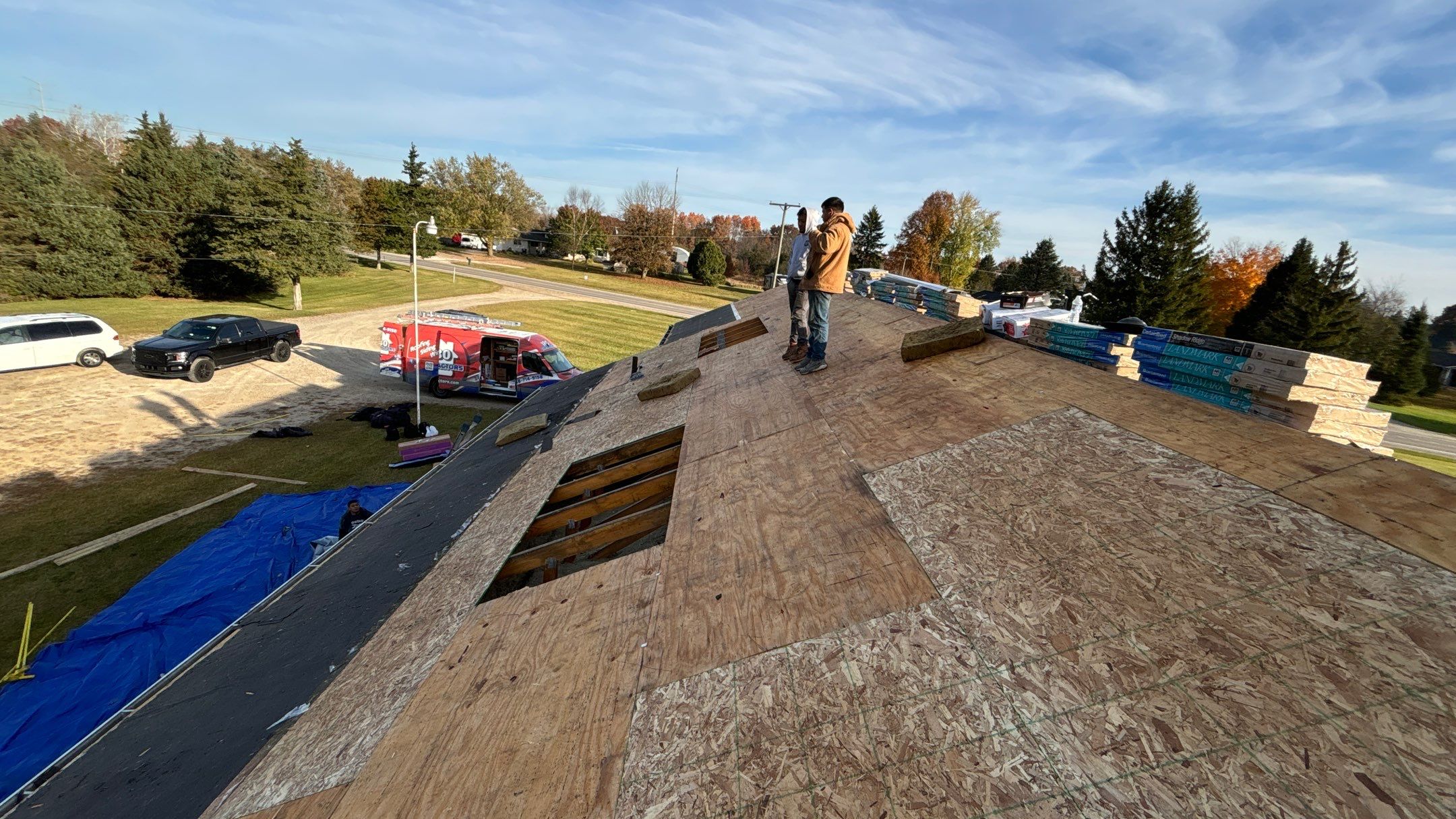Roof Replacement using CertainTeed Landmark by 180 Contractors